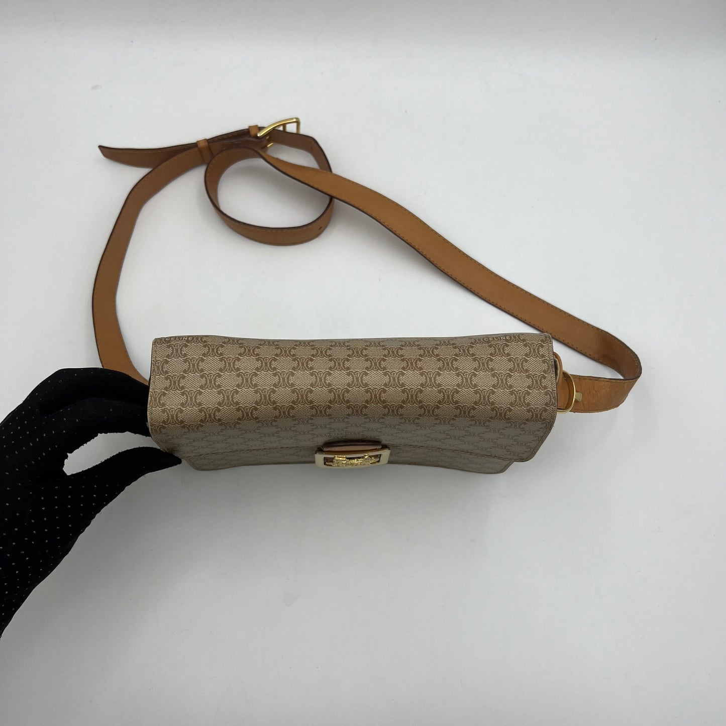 Celine Paris Macadam PVC Horse Carriage Crossbody