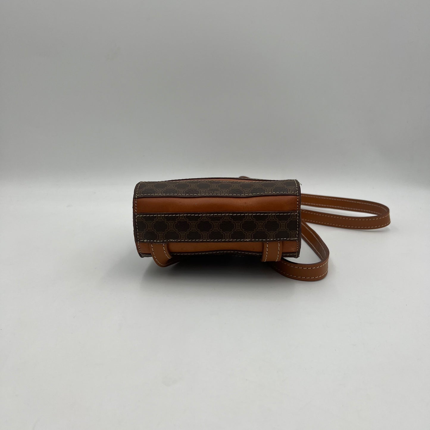 Celine Paris Striped Macadam Mini Backpack