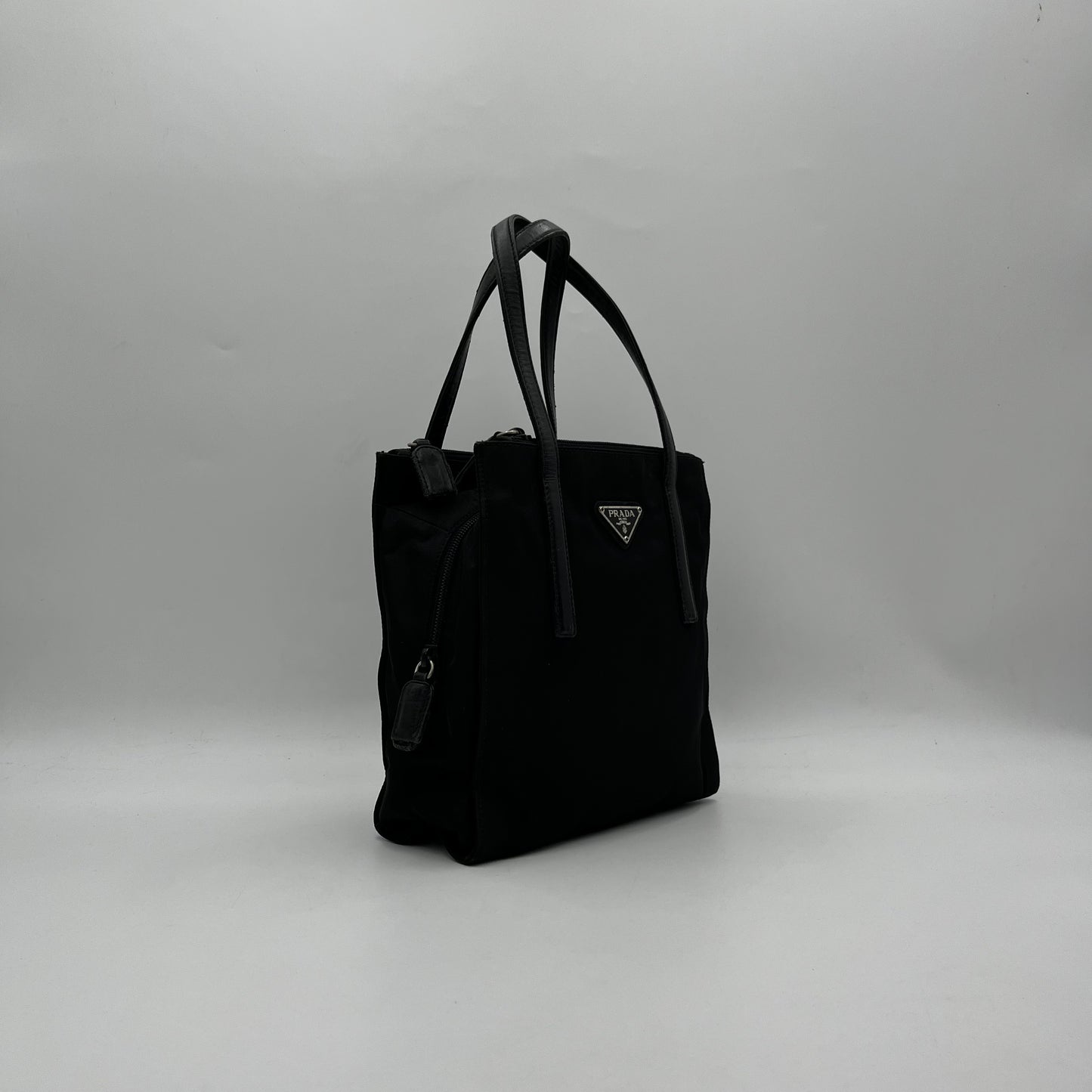 Prada Black Nylon Mini Tote (Code 22)