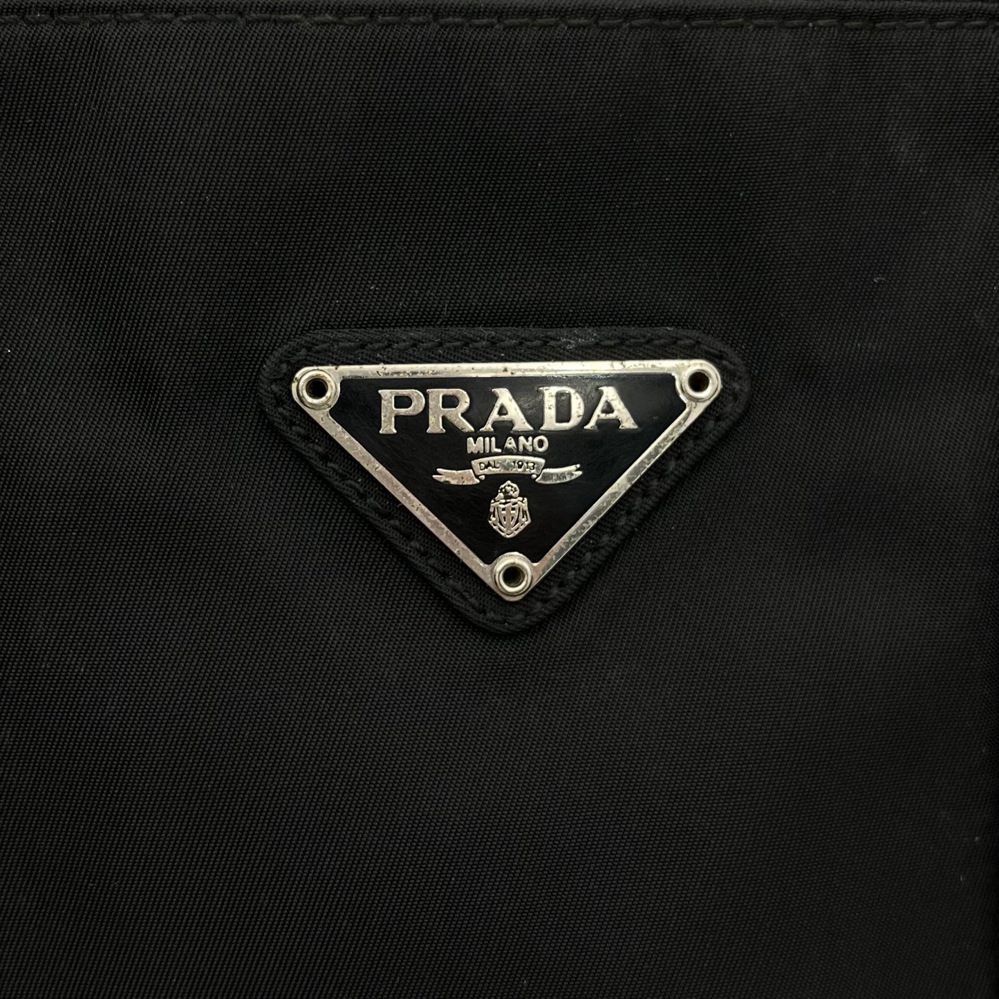 Prada Black Nylon Mini Tote (Code 22)