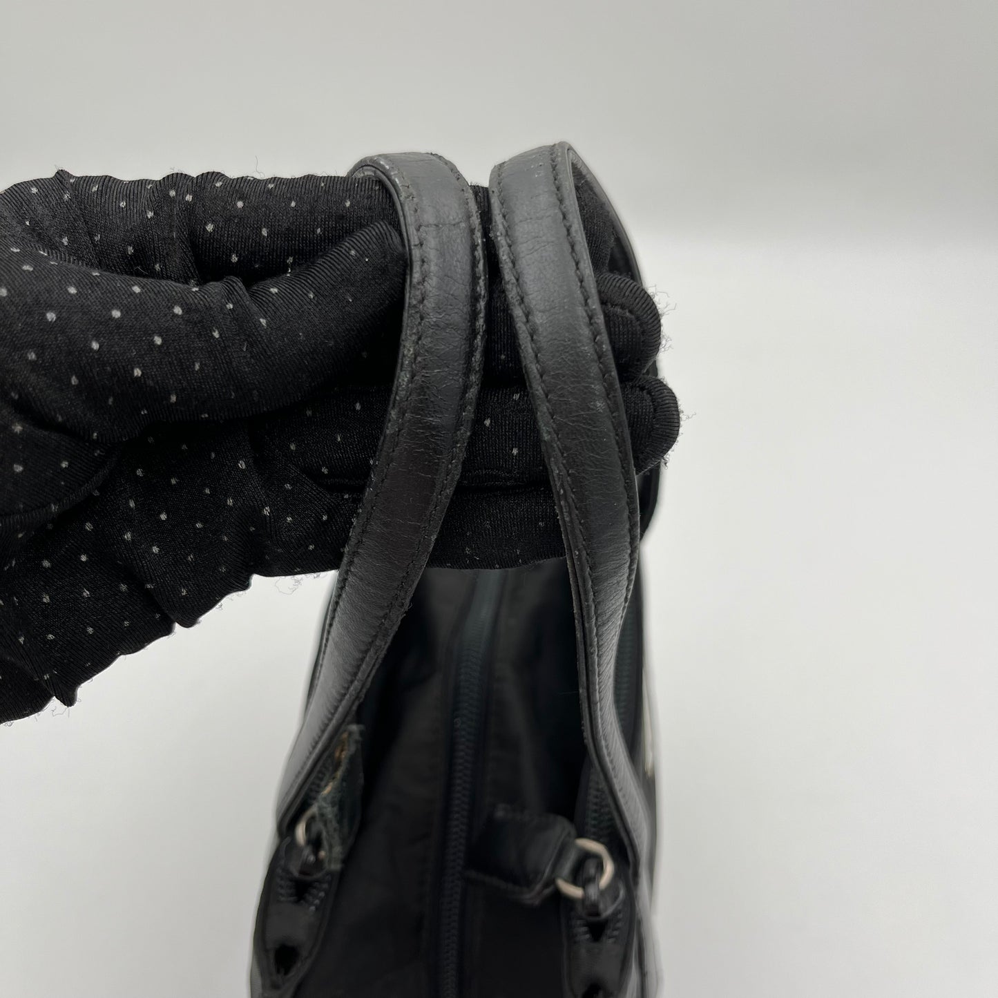 Prada Black Nylon Mini Tote (Code 22)