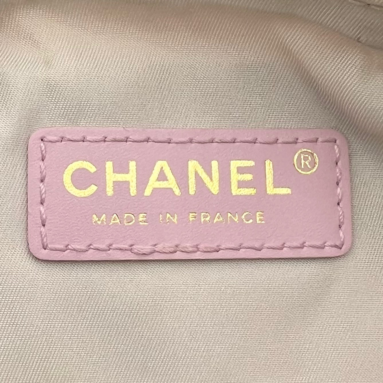 Chanel Pink Travel Line Nylon Crossbody