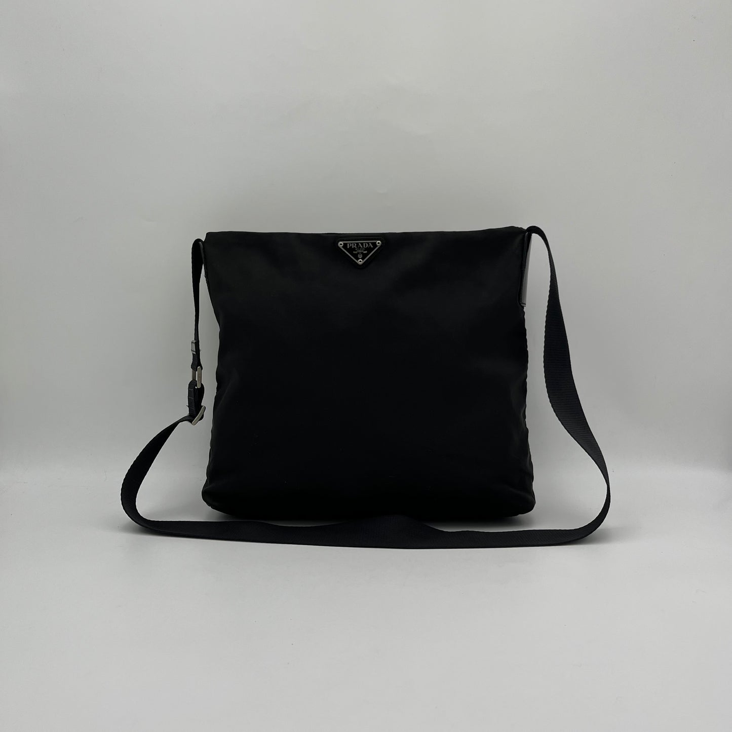 Prada Black Nylon Men's Crossbody