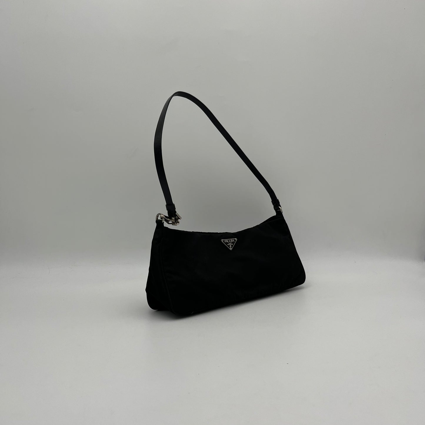 Prada Black Nylon Pochette