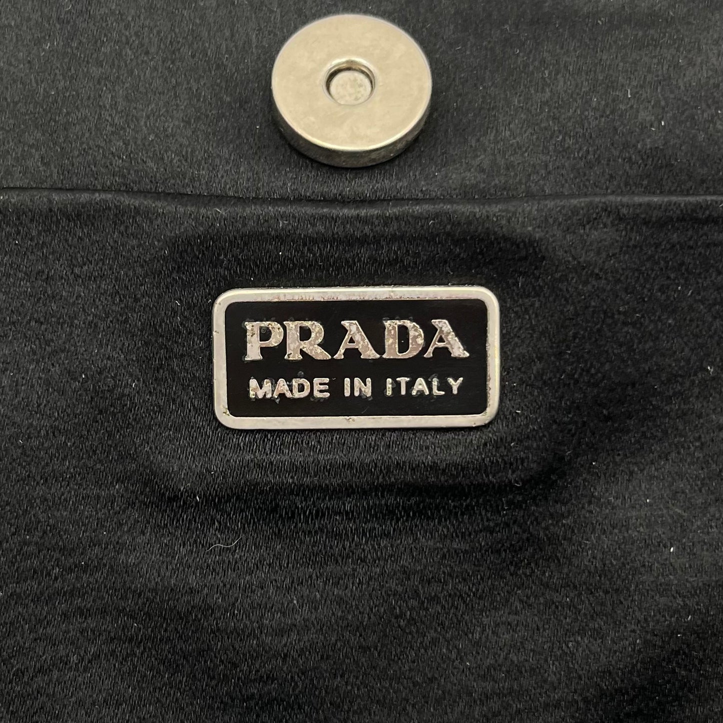 Prada Black Nylon Pochette