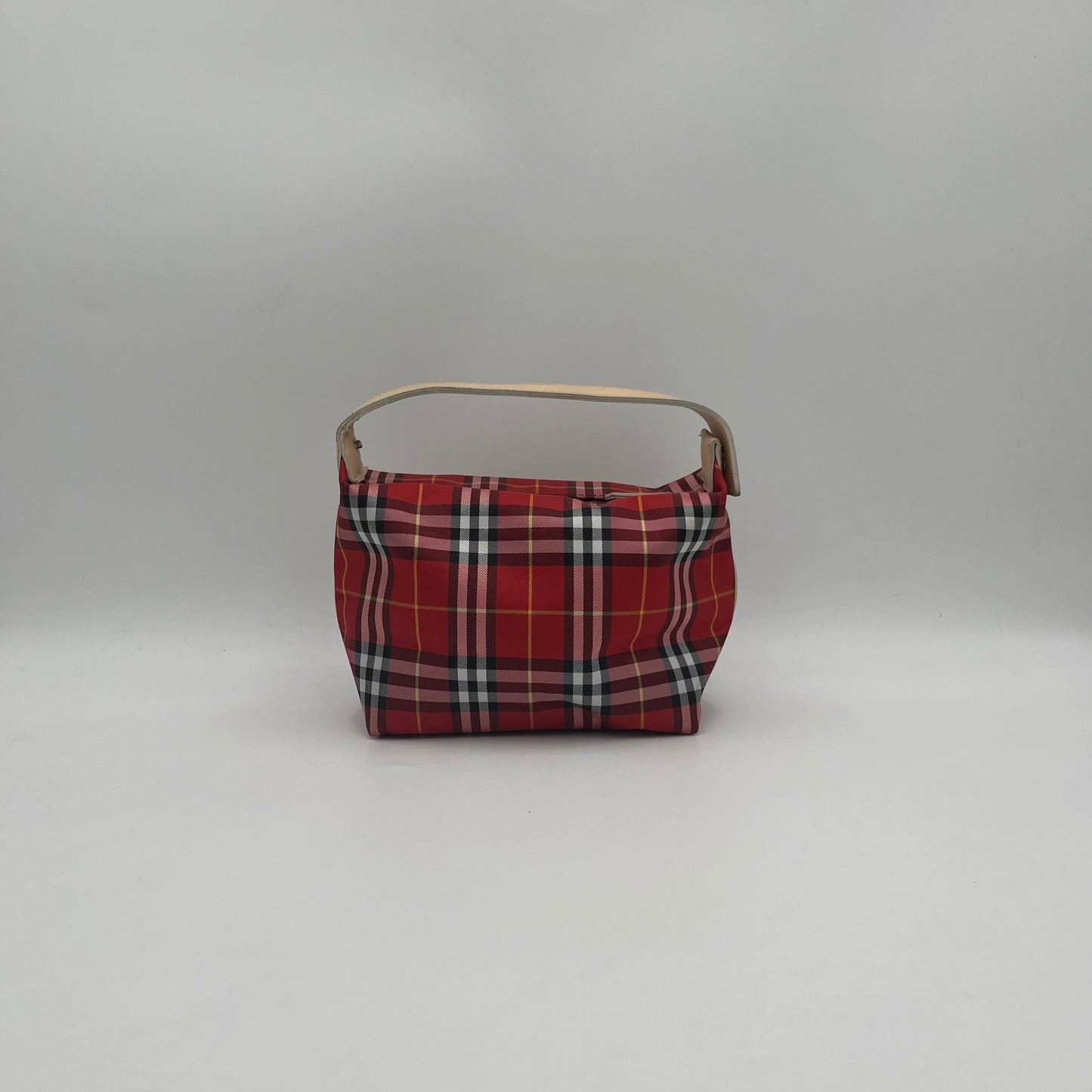Burberry Red Nova Check Small Handbag
