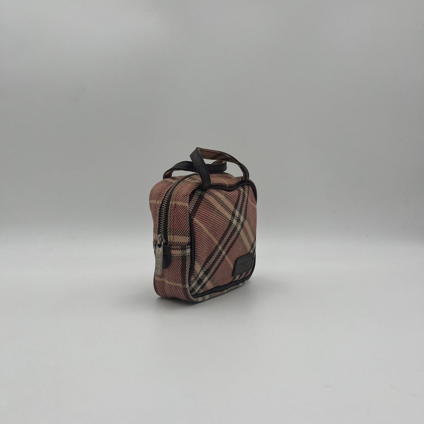 Burberry Blue Label Pink Nova Cloth Mini Tofu Bag