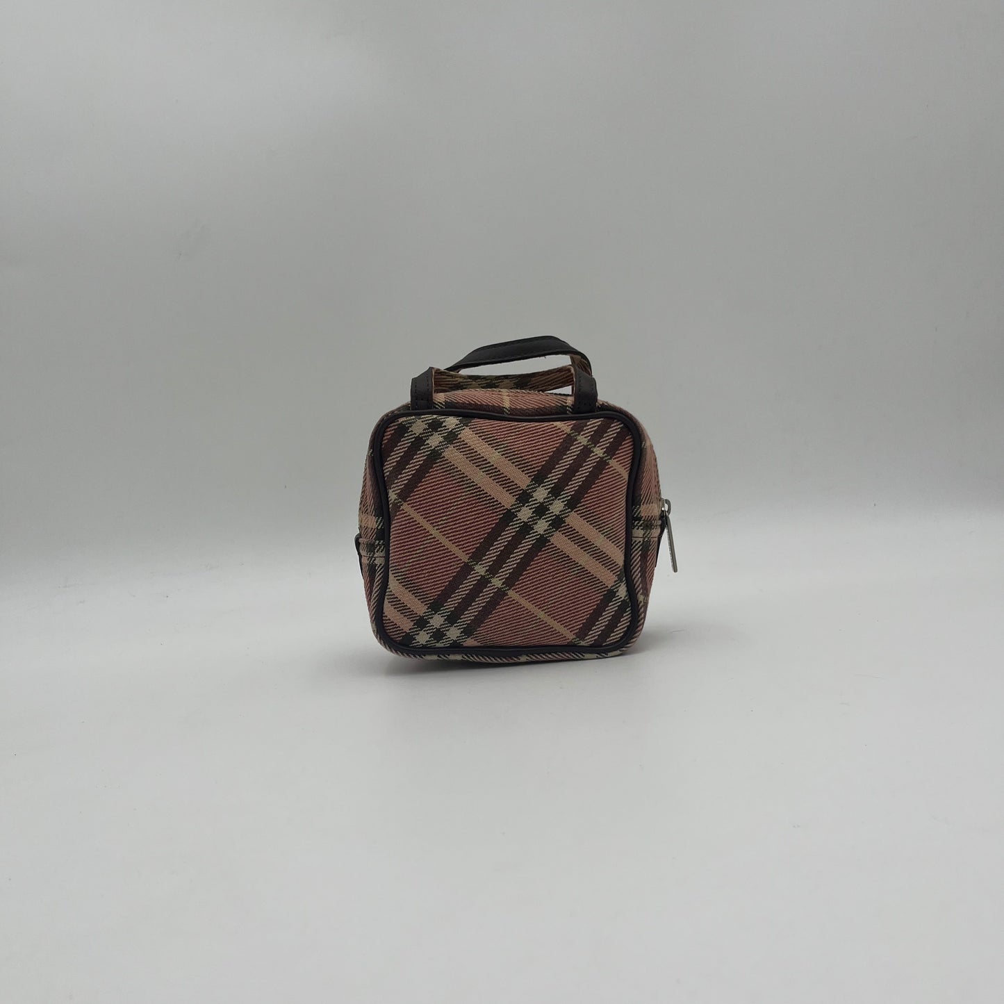 Burberry Blue Label Pink Nova Cloth Mini Tofu Bag