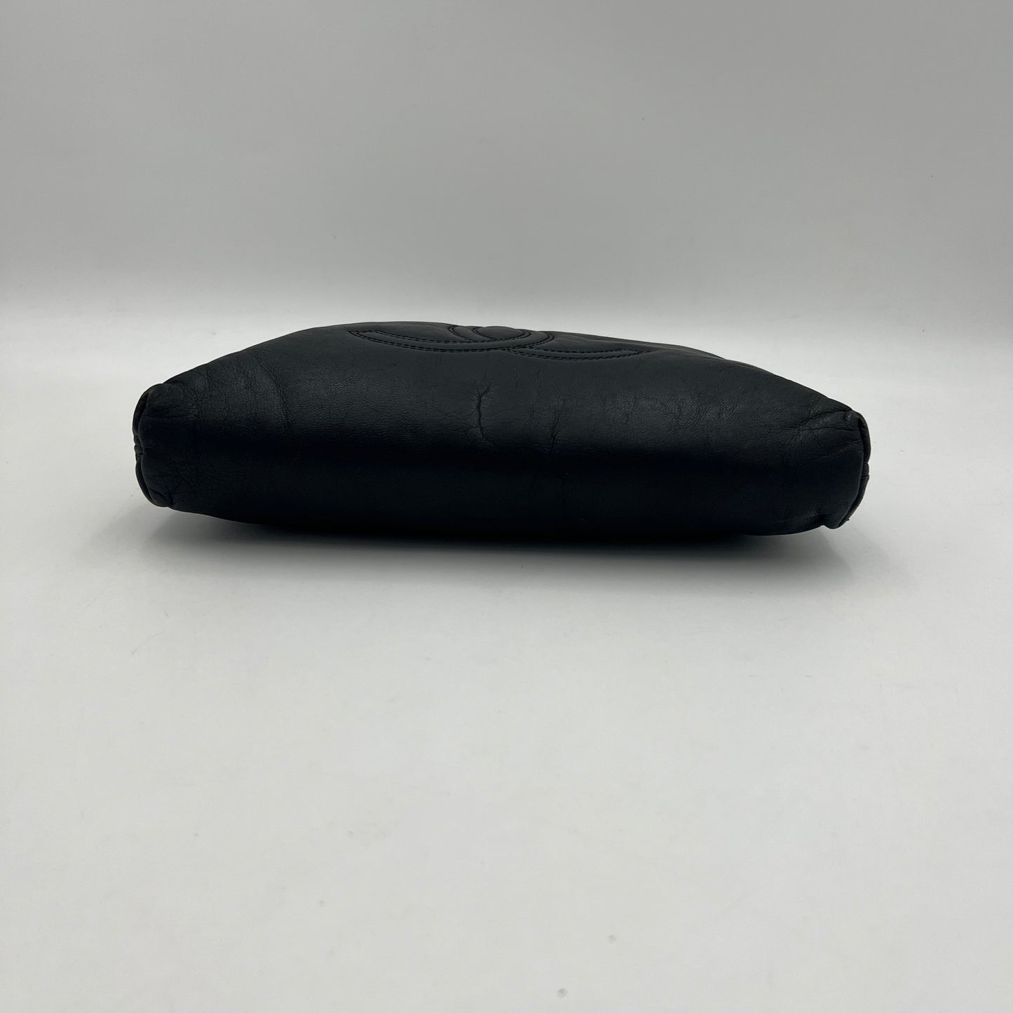 Chanel Black Leather Pochette
