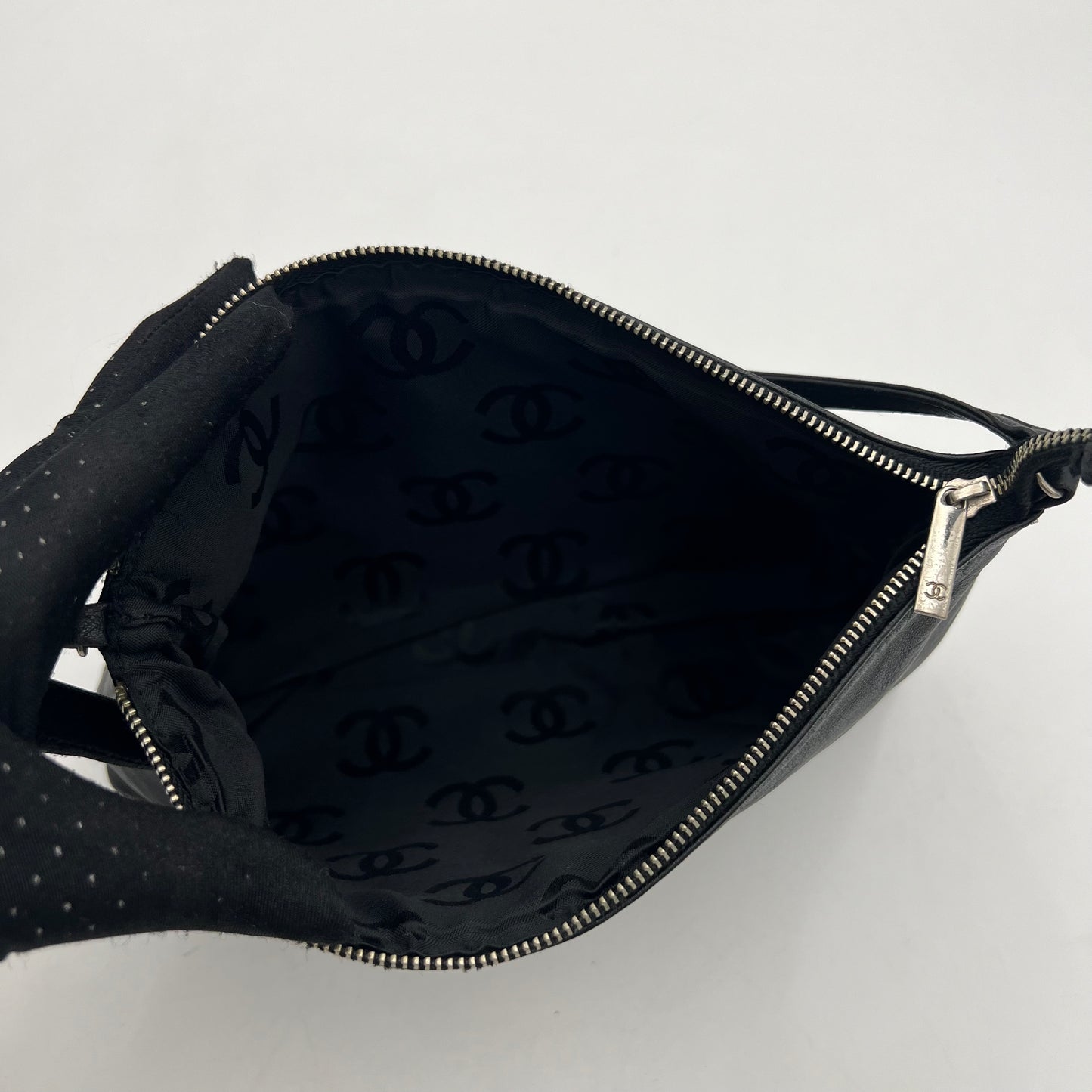 Chanel Black Leather Pochette