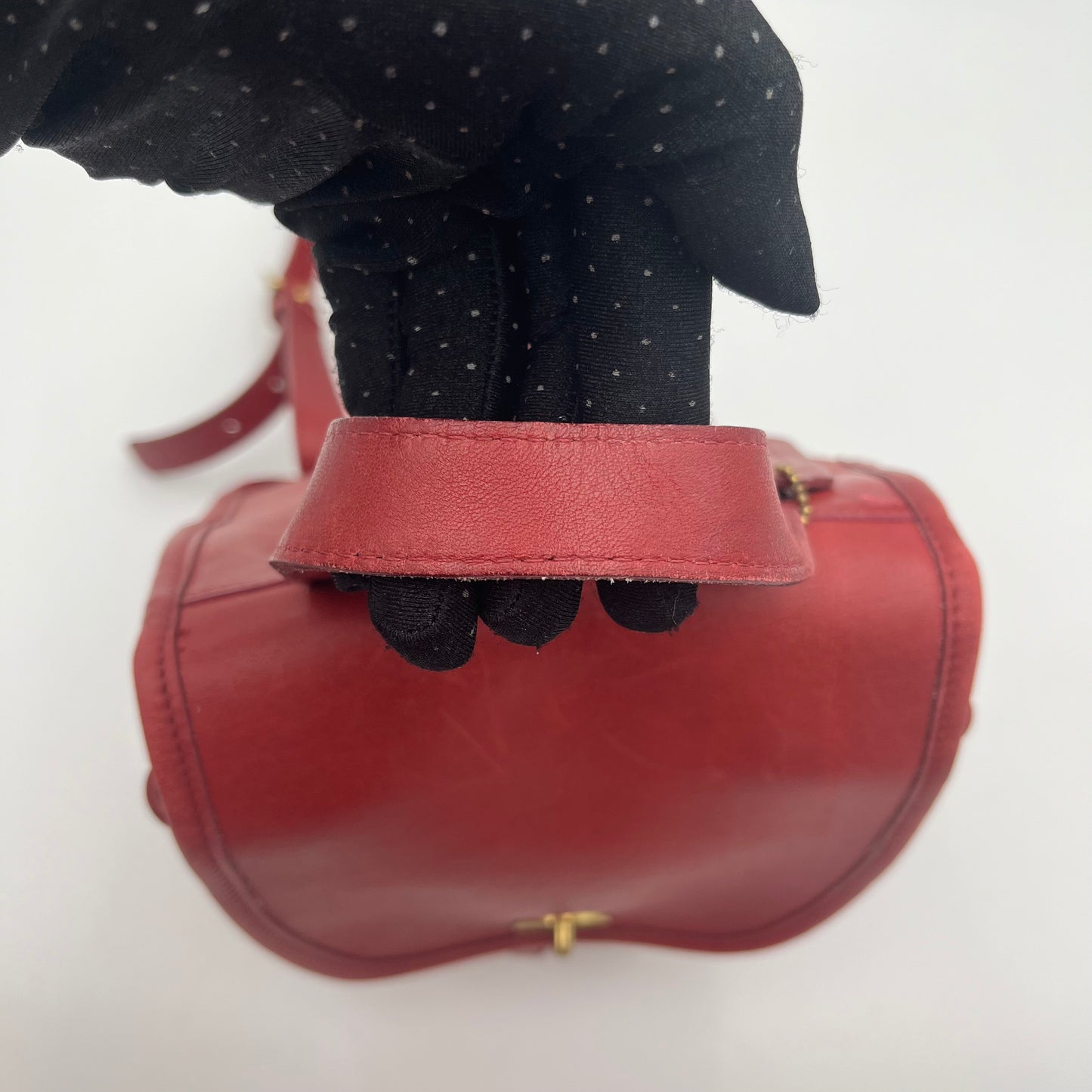 Coach Vintage Red Leather 9960 Mini Backpack