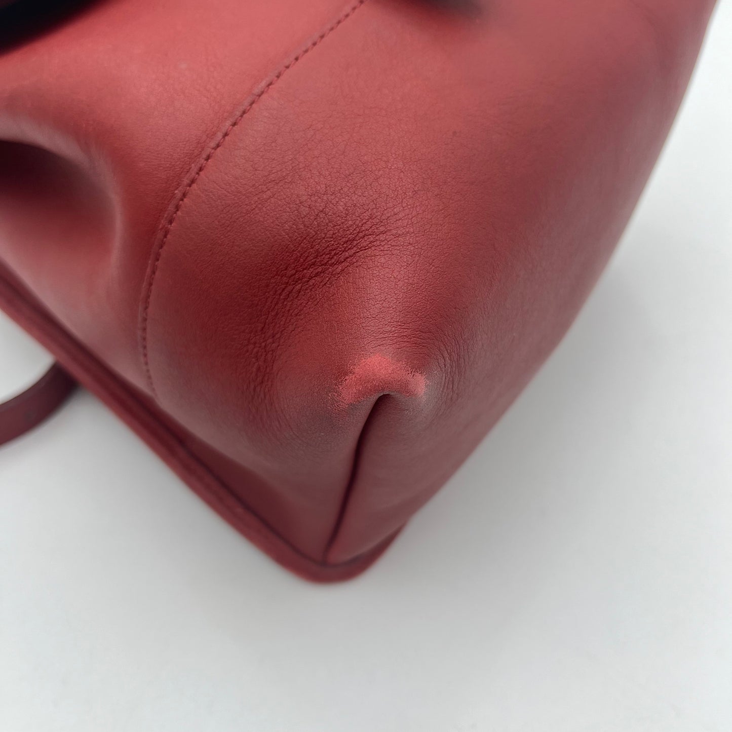 Coach Vintage Red Leather 9960 Mini Backpack