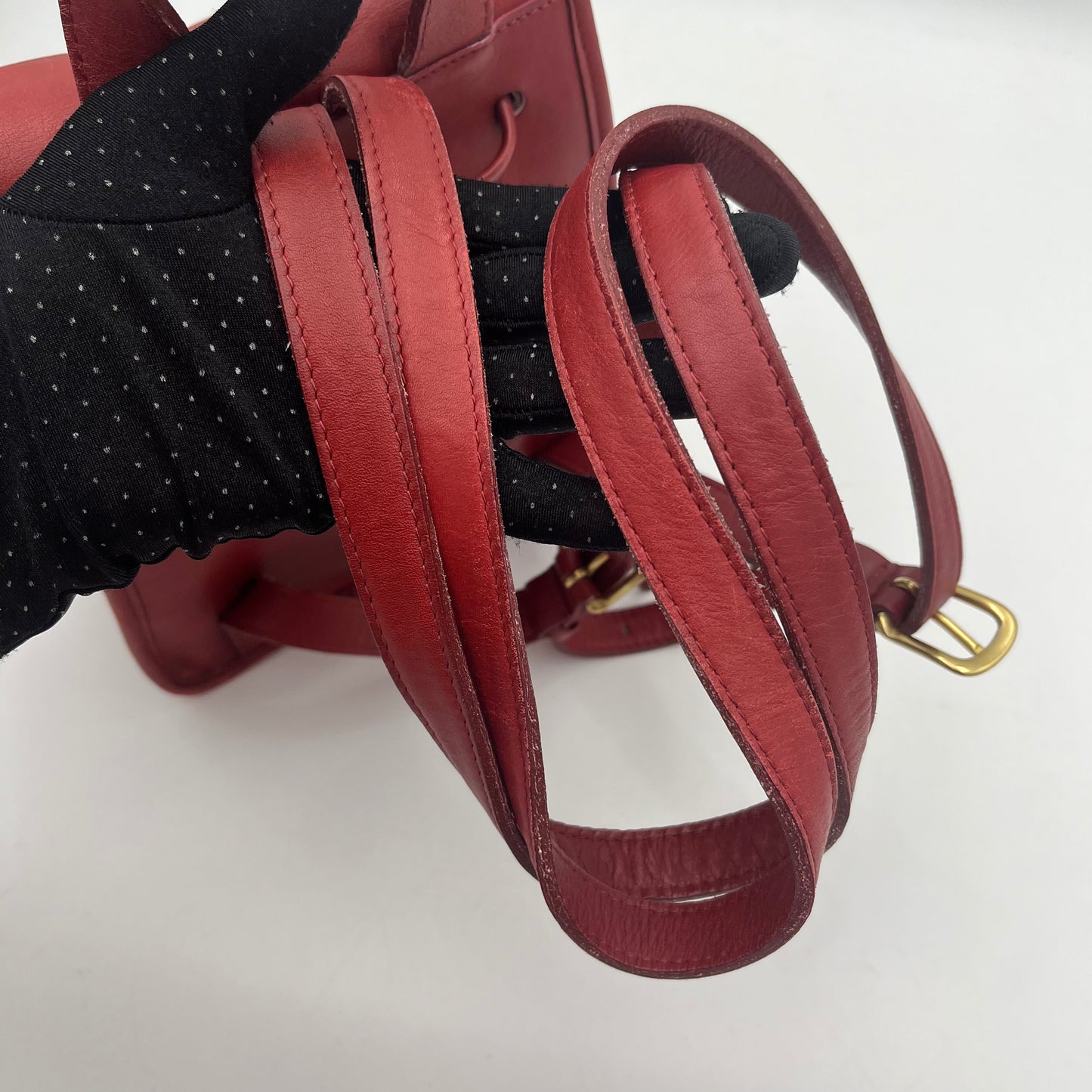 Coach Vintage Red Leather 9960 Mini Backpack