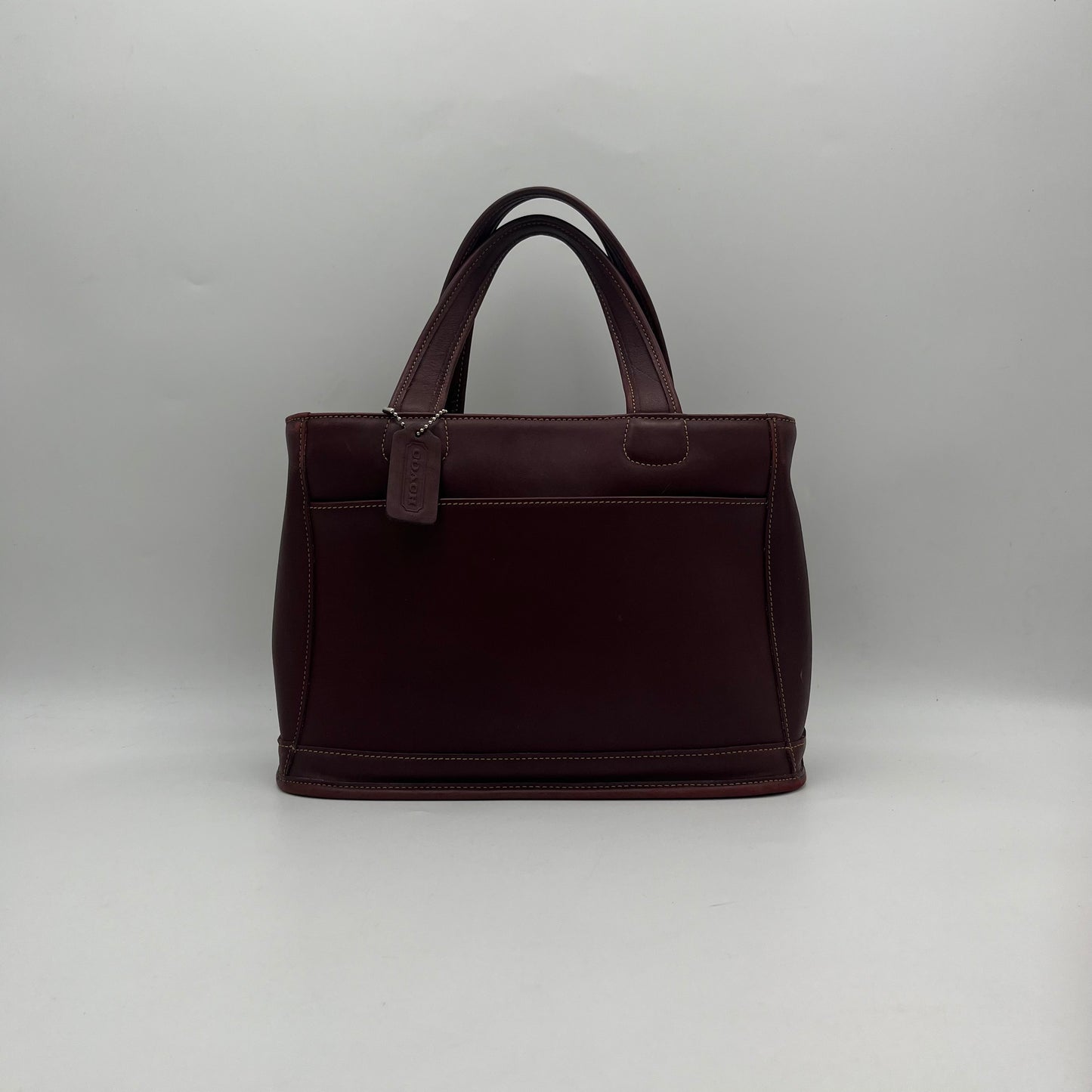 Coach Vintage Brown Leather Bleecker Handbag