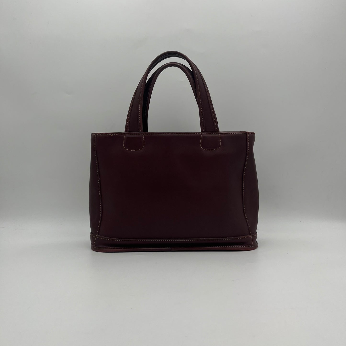 Coach Vintage Brown Leather Bleecker Handbag