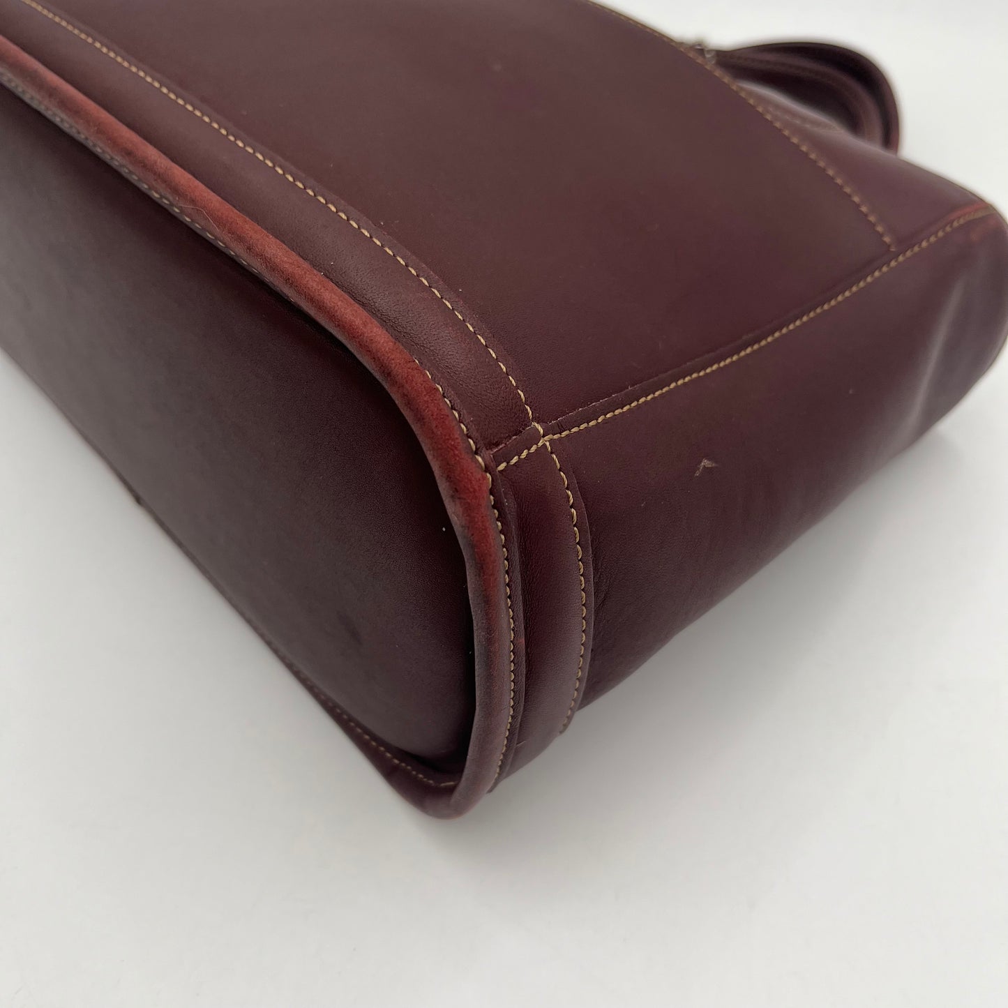 Coach Vintage Brown Leather Bleecker Handbag