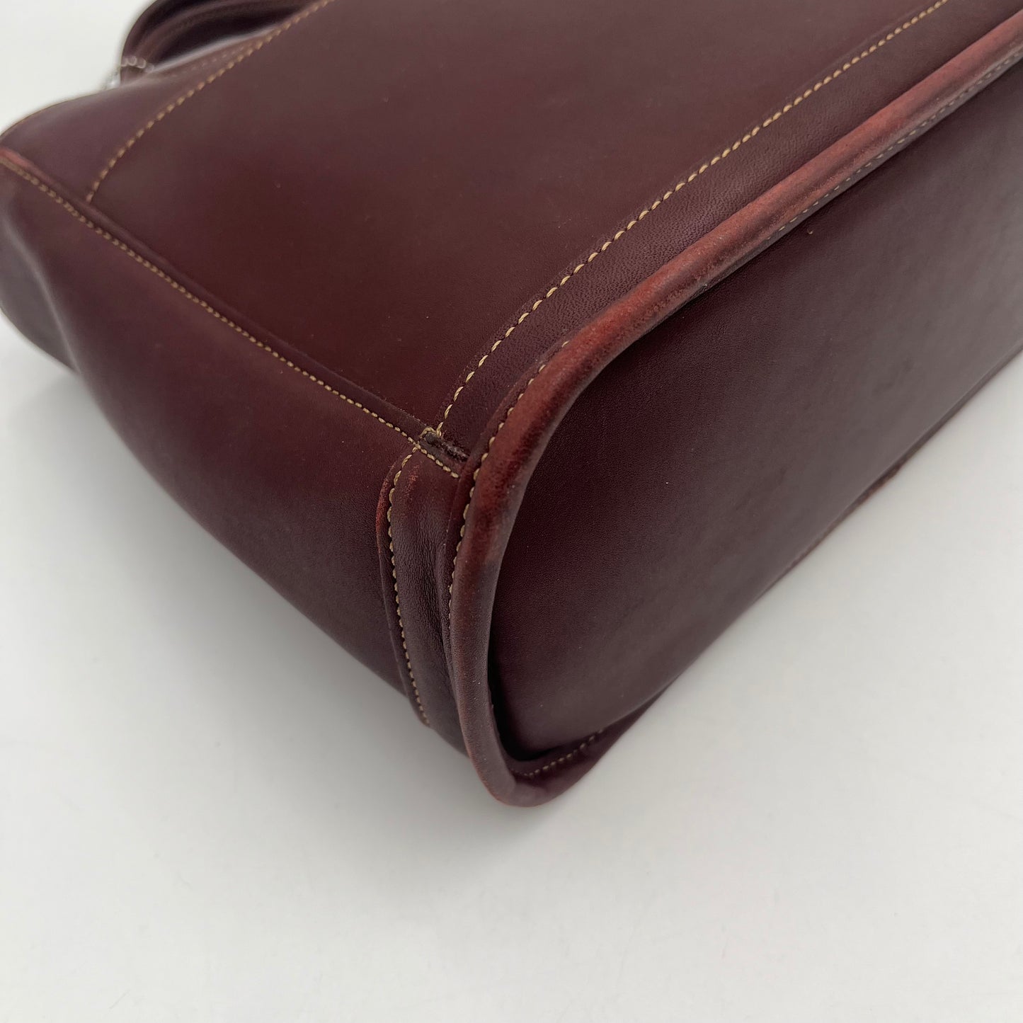 Coach Vintage Brown Leather Bleecker Handbag