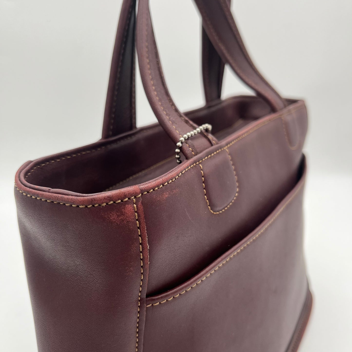 Coach Vintage Brown Leather Bleecker Handbag