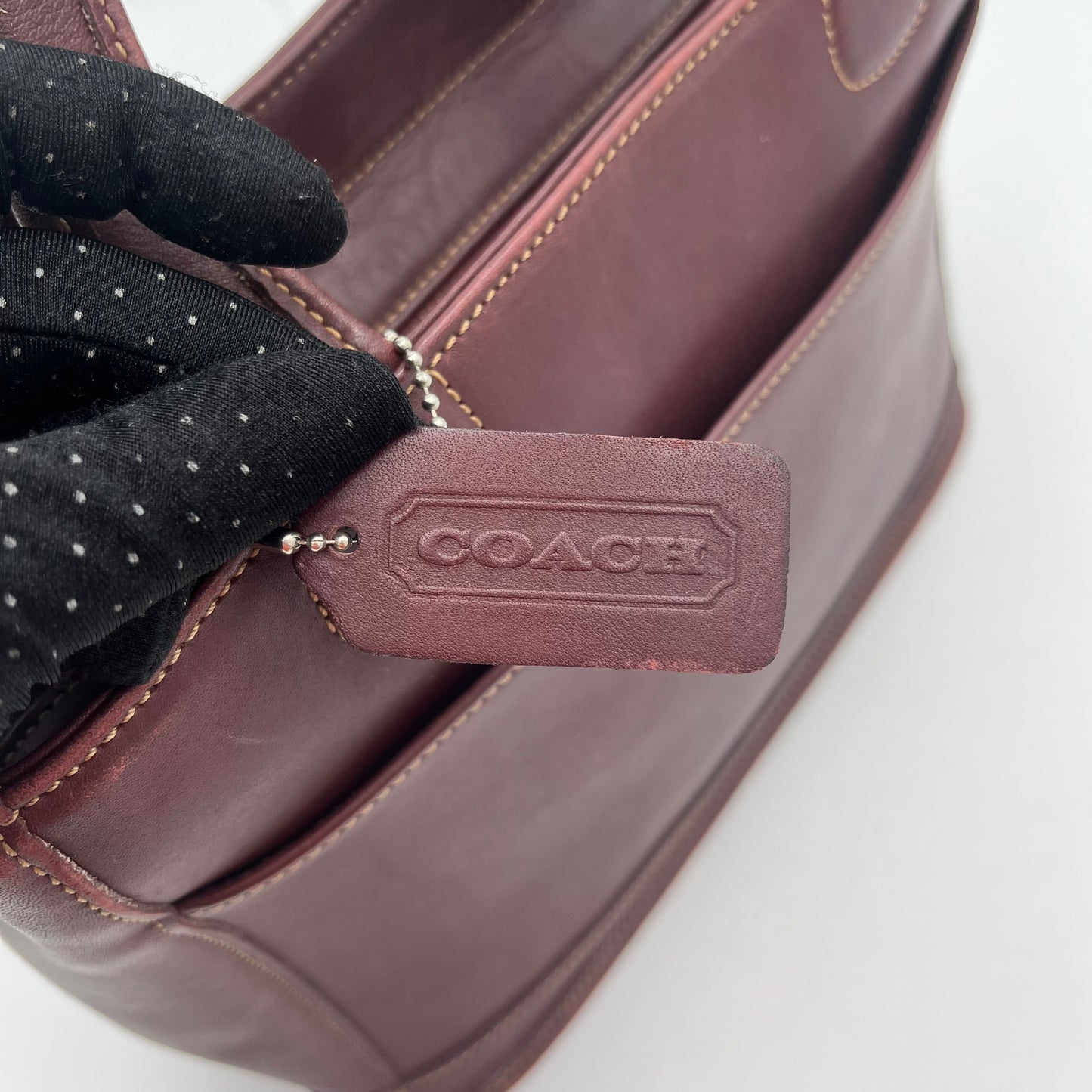 Coach Vintage Brown Leather Bleecker Handbag