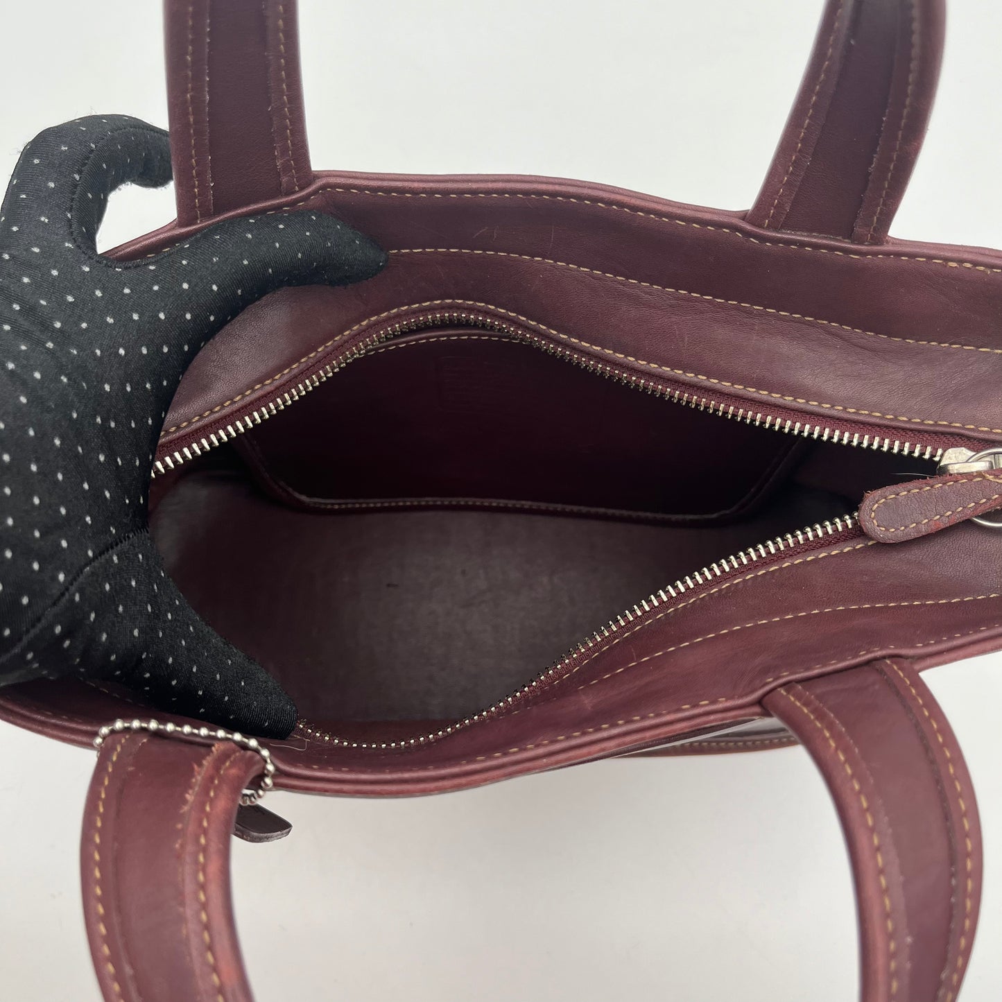 Coach Vintage Brown Leather Bleecker Handbag