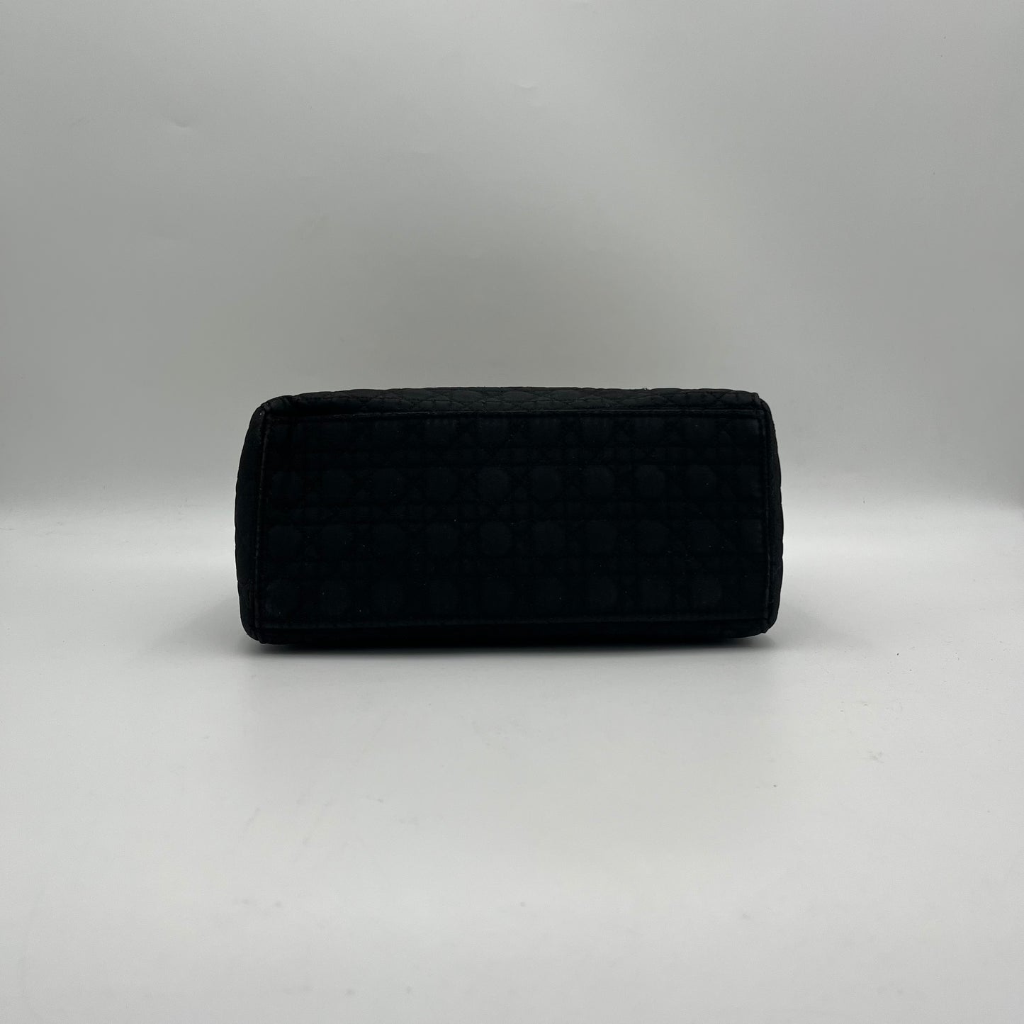 Christian Dior Black Nylon Cannage Lady Dior