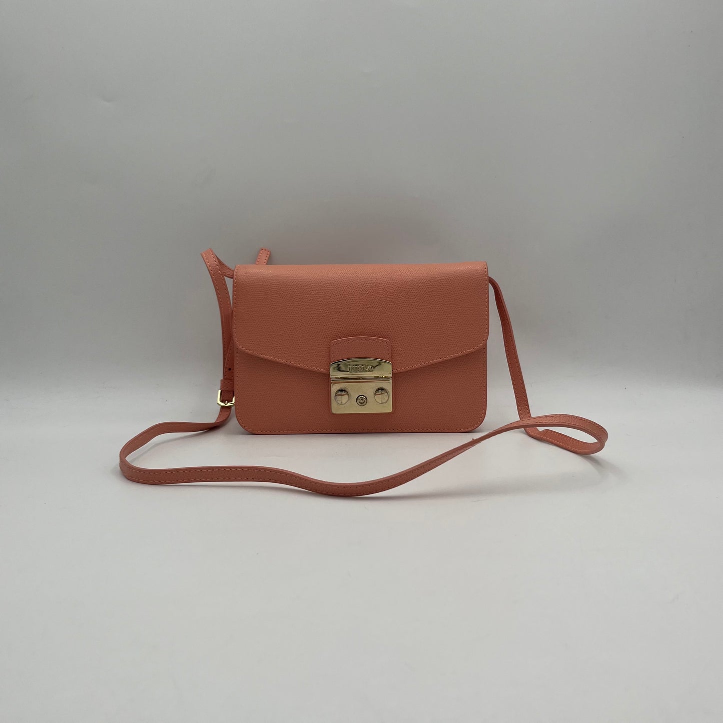 Furla Peach Metropolis Crossbody