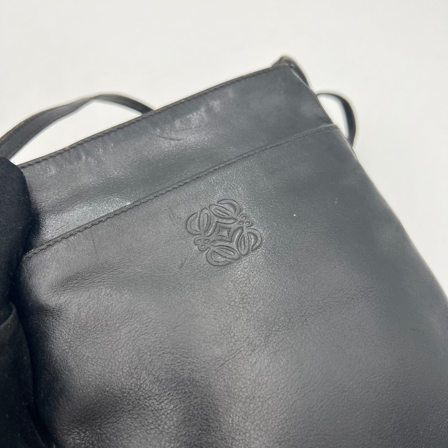Loewe Black Leather Crossbody