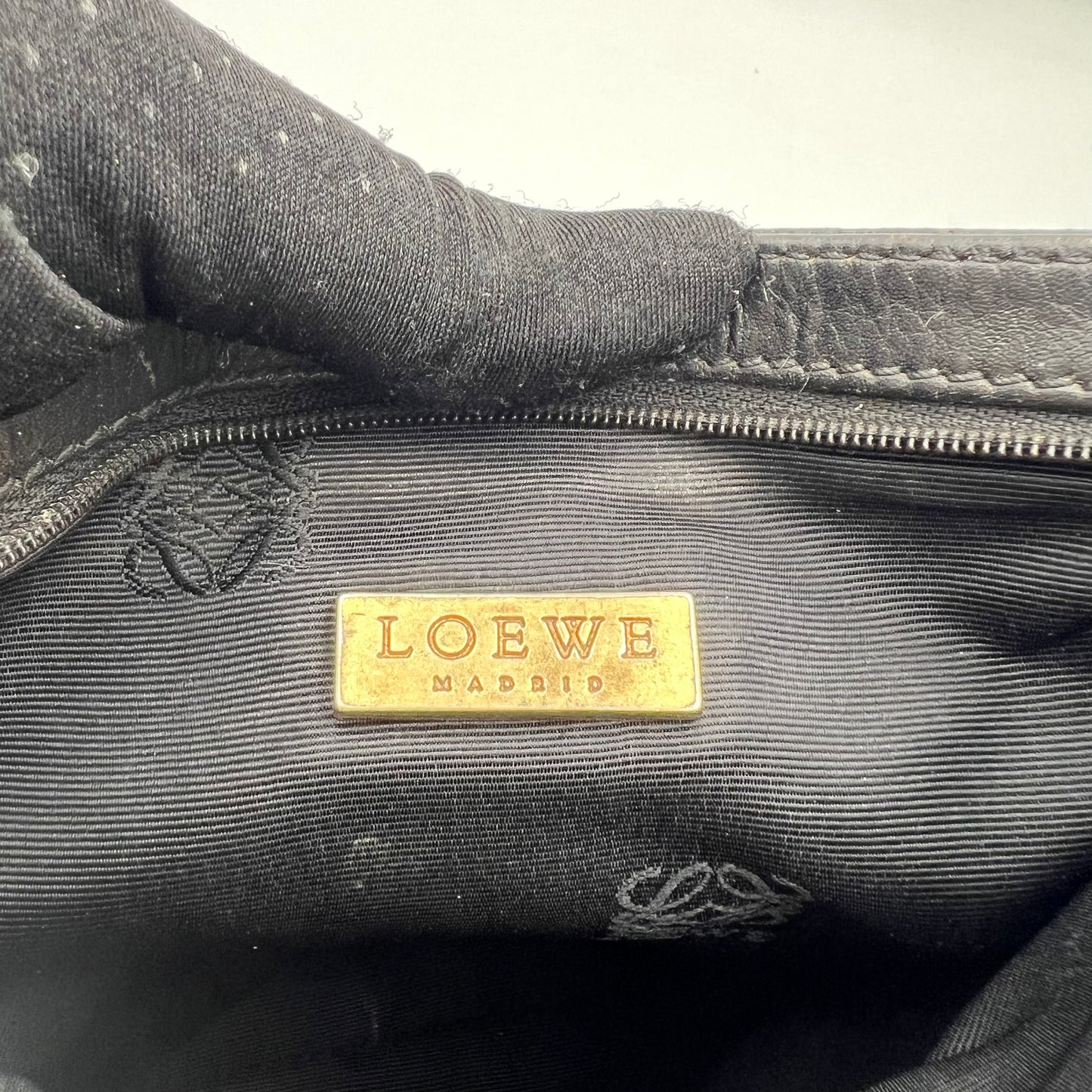 Loewe Black Leather Crossbody