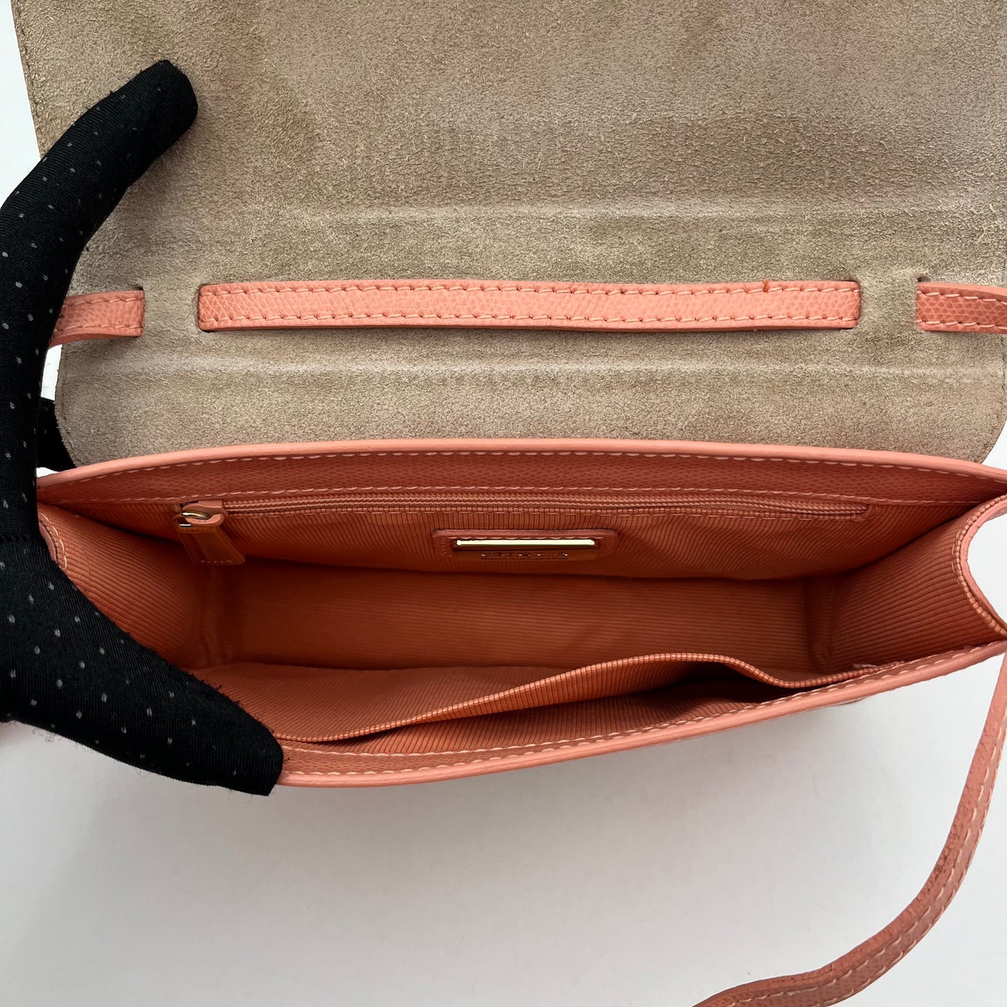 Furla Peach Metropolis Crossbody
