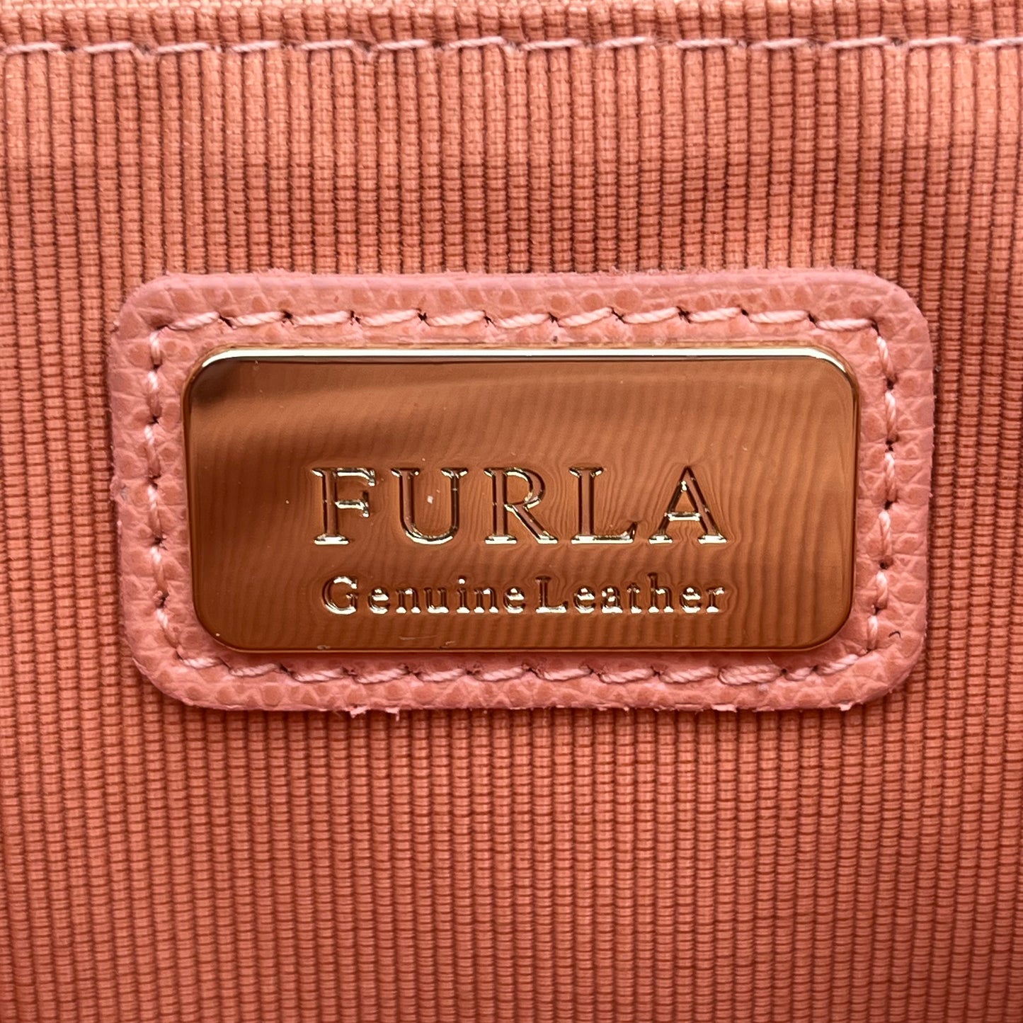 Furla Peach Metropolis Crossbody