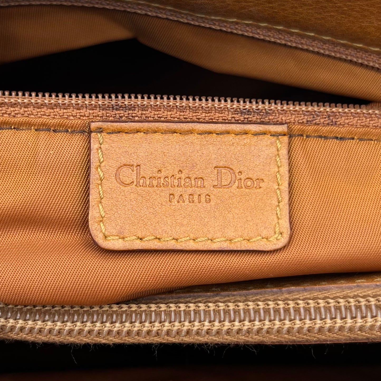 Christian Dior John Galliano Denim Pocket Tote Bag