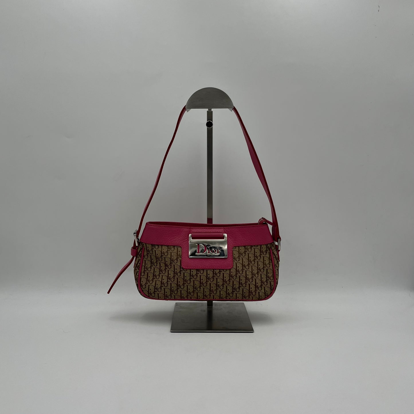 Christian Dior 2005 Street Chic Pink Leather Pochette