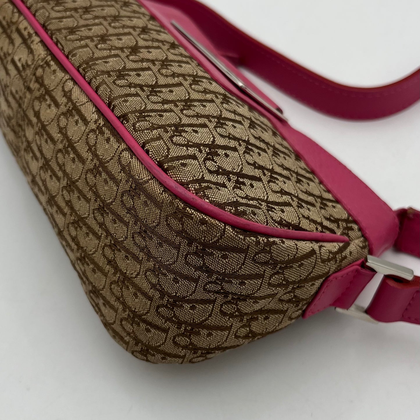 Christian Dior 2005 Street Chic Pink Leather Pochette