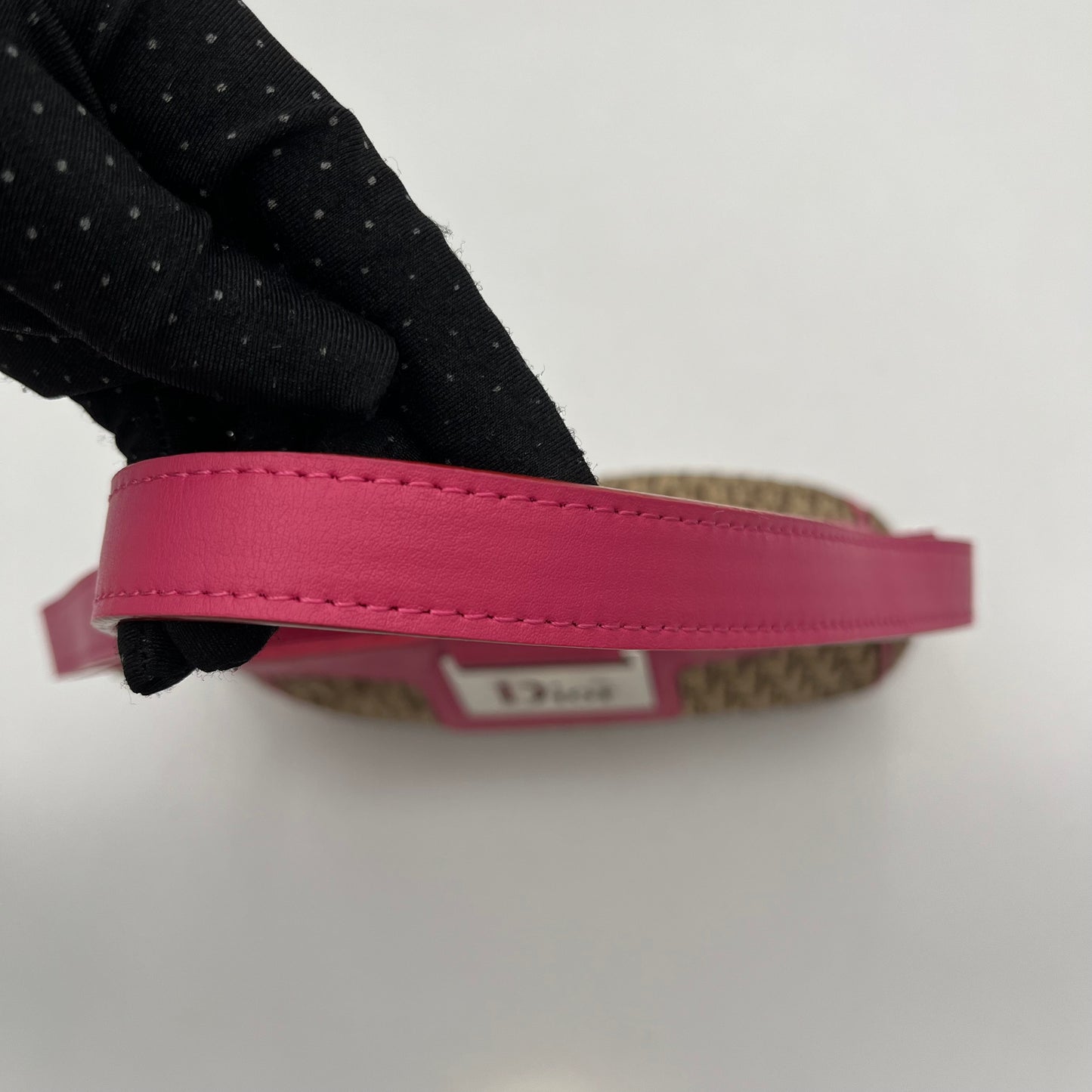 Christian Dior 2005 Street Chic Pink Leather Pochette