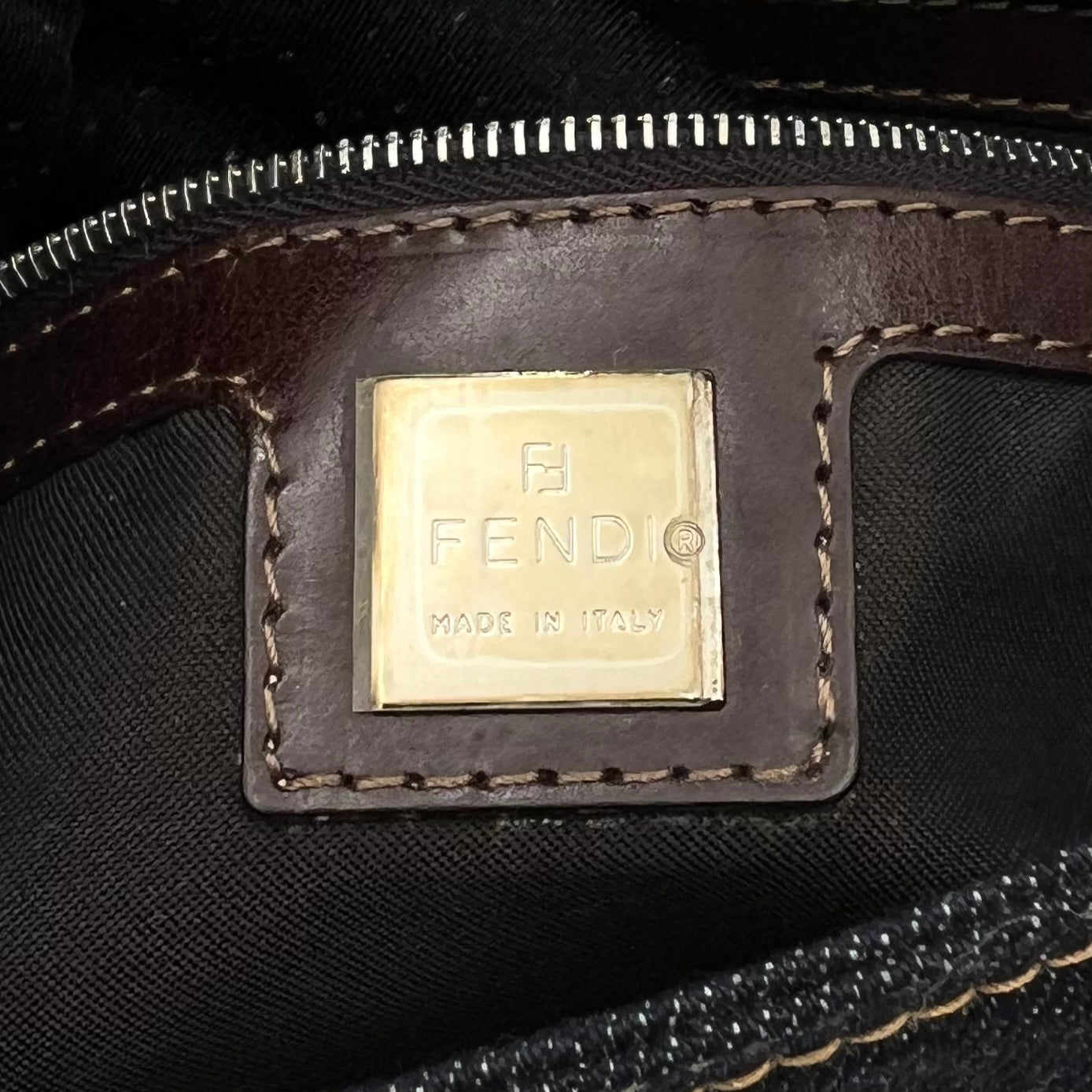 Fendi Denim Baguette
