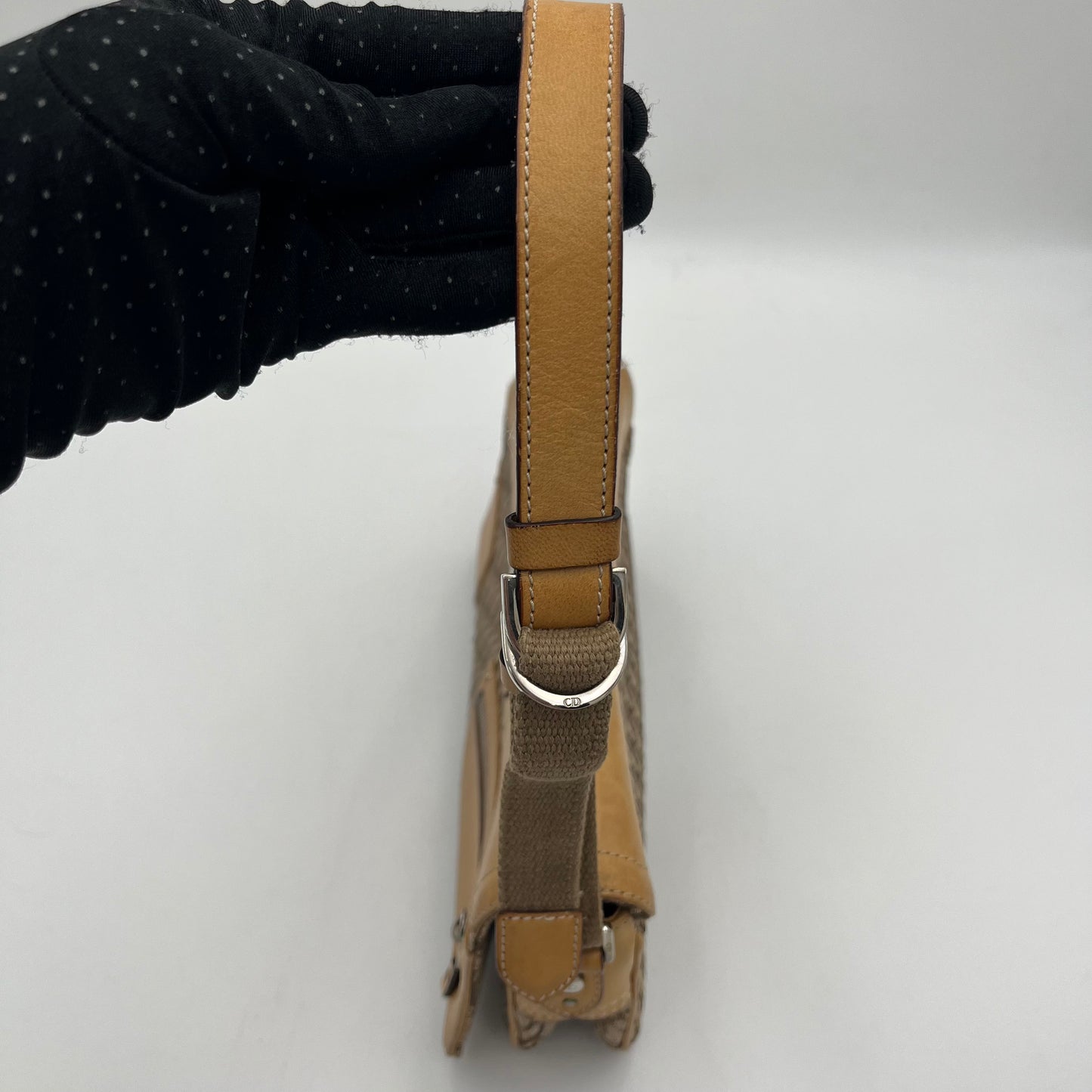 Christian Dior Brown Trotter Street Chic Flap Baguette
