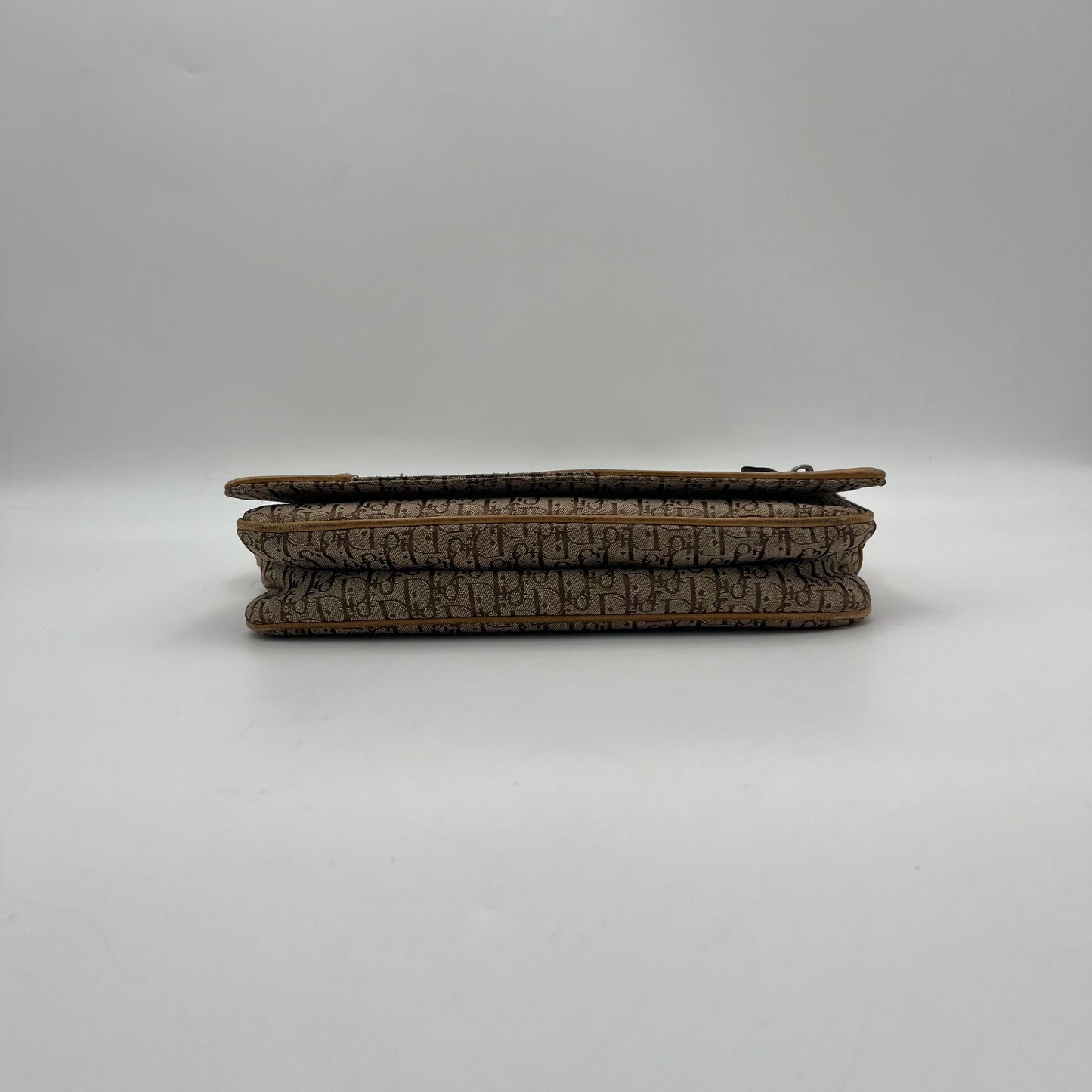 Christian Dior Brown Trotter Street Chic Flap Baguette