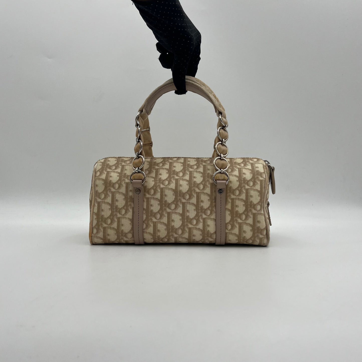 Christian Dior Beige Trotter Mini Boston