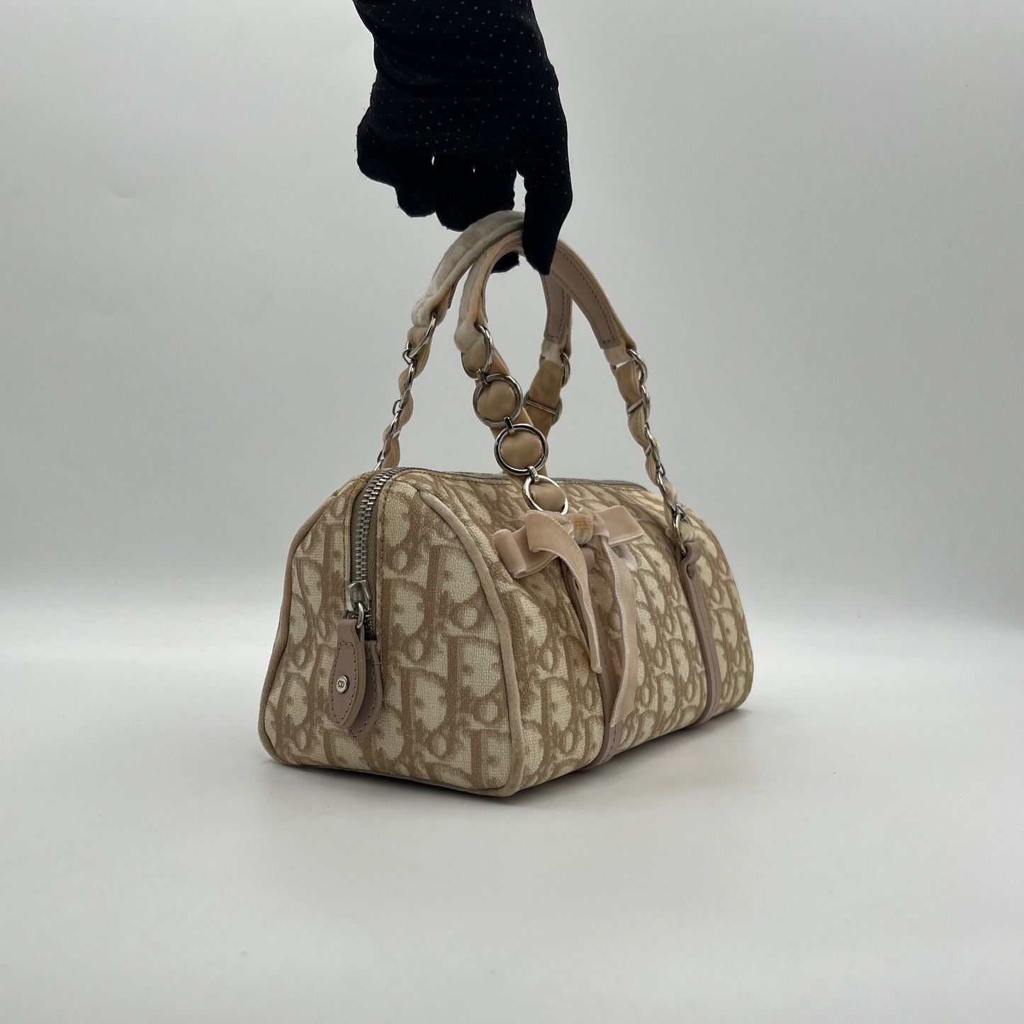 Christian Dior Beige Trotter Mini Boston