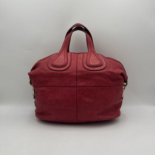 Givenchy Red Lambskin Leather Medium Nightingale