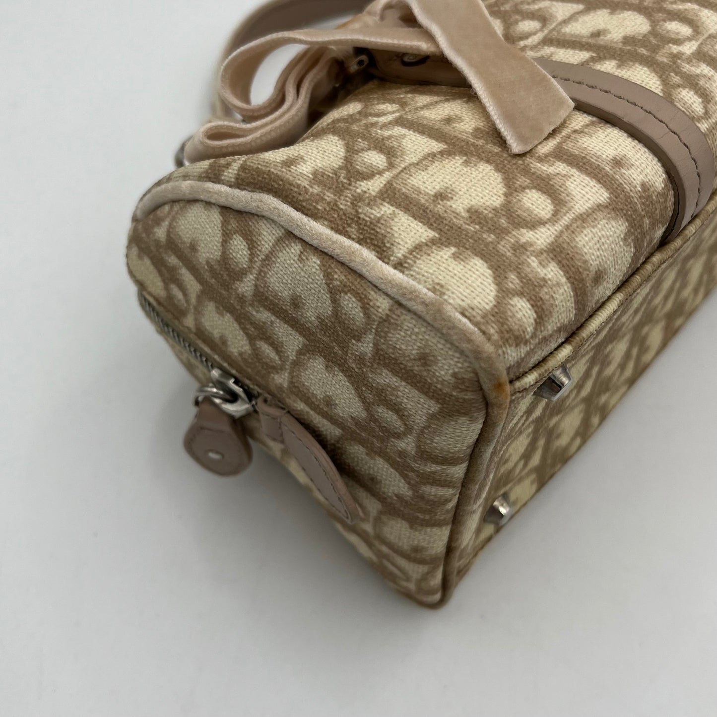 Christian Dior Beige Trotter Mini Boston
