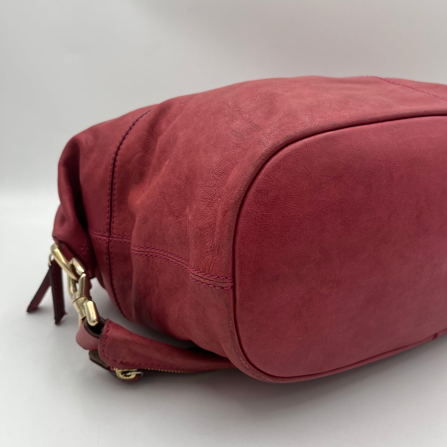Givenchy Red Lambskin Leather Medium Nightingale