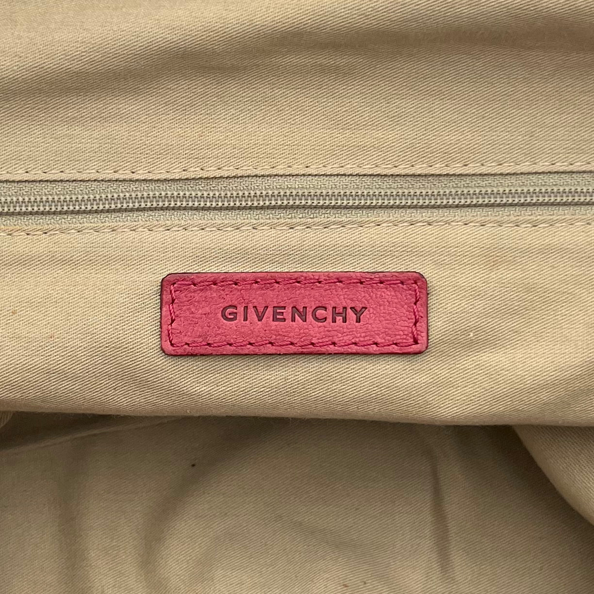Givenchy Red Lambskin Leather Medium Nightingale