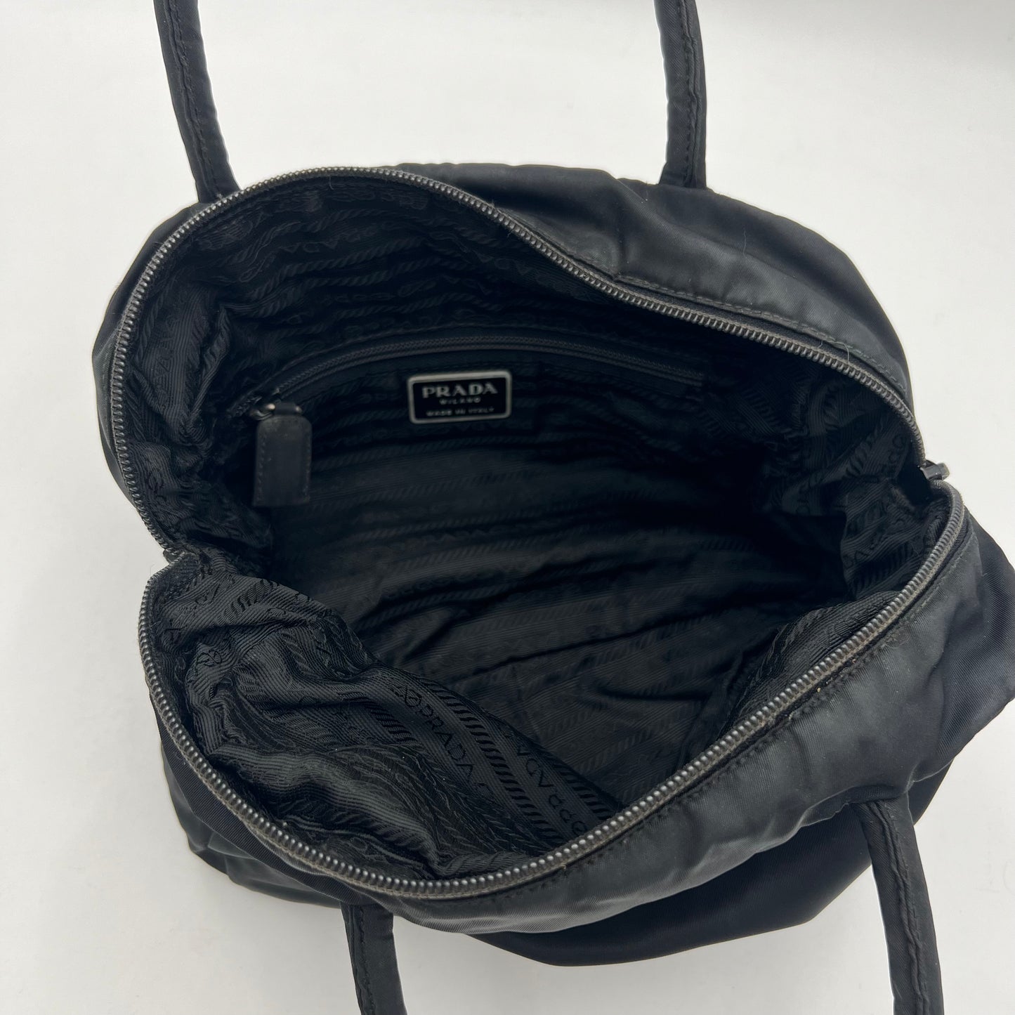 Prada Black Nylon Small Handbag