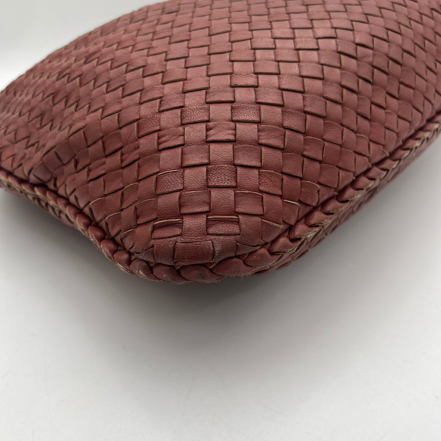 Bottega Veneta Rust Intrecciato Large Hobo Bag