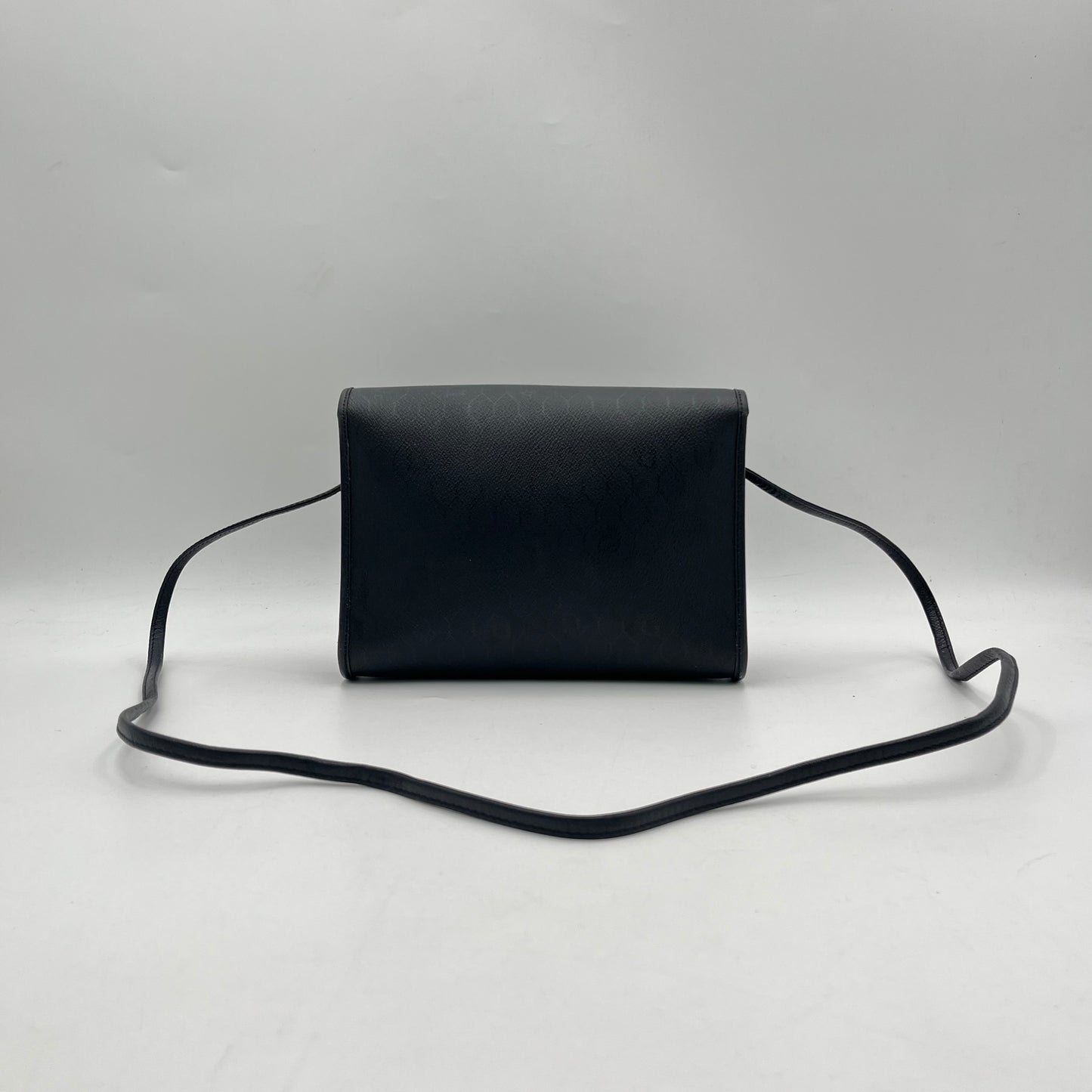 Christian Dior Black Honeycomb Flap Crossbody