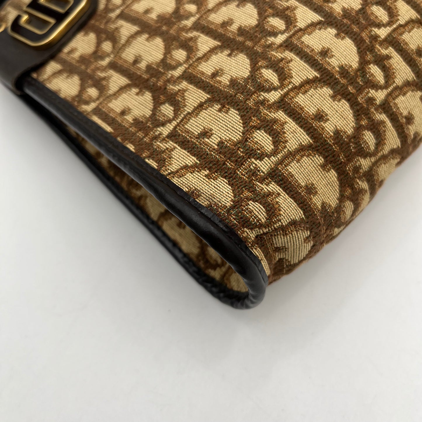 Christian Dior Brown Trotter CD Logo Shoulder Sling Bag