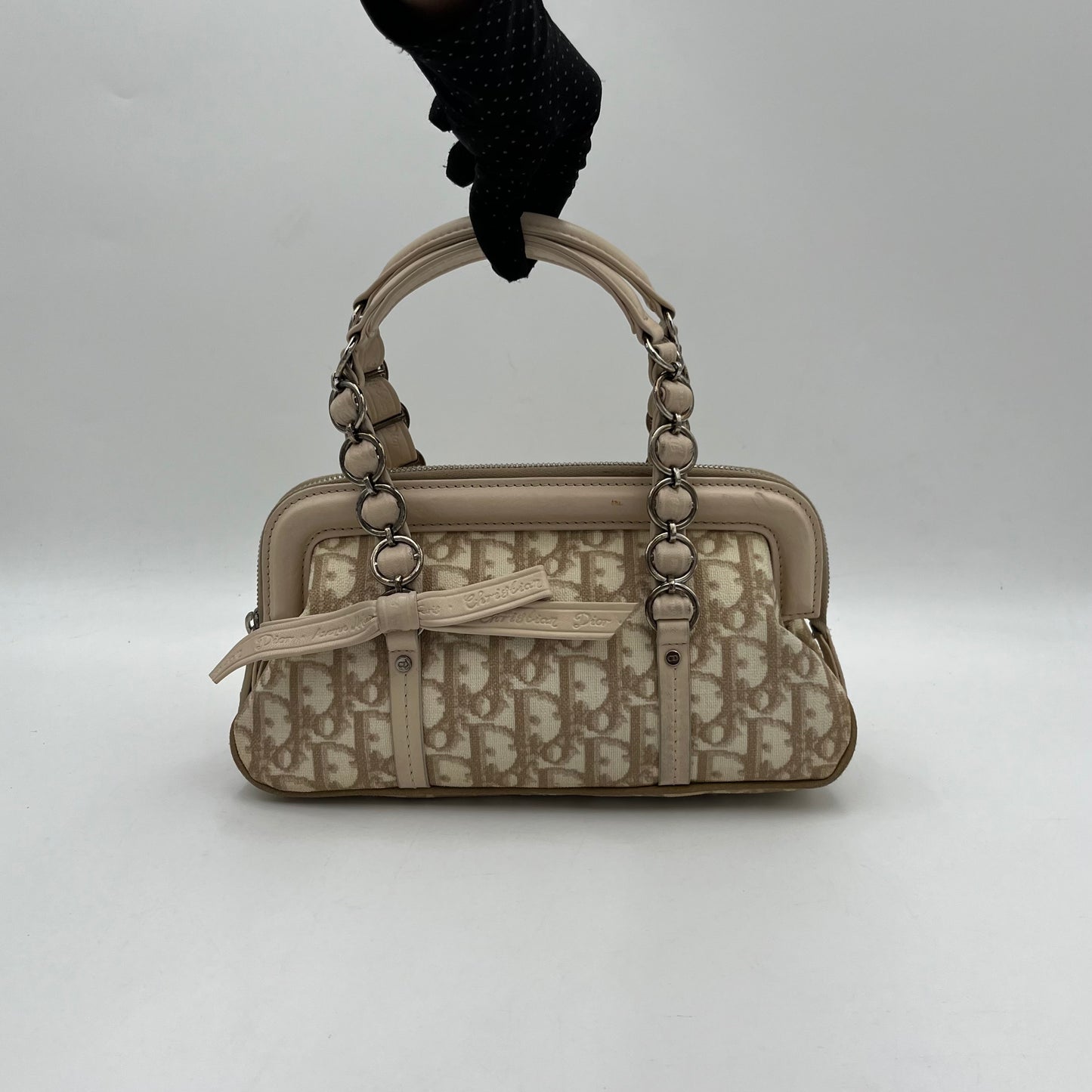 Christian Dior Beige Trotter Romantique Mini Handbag
