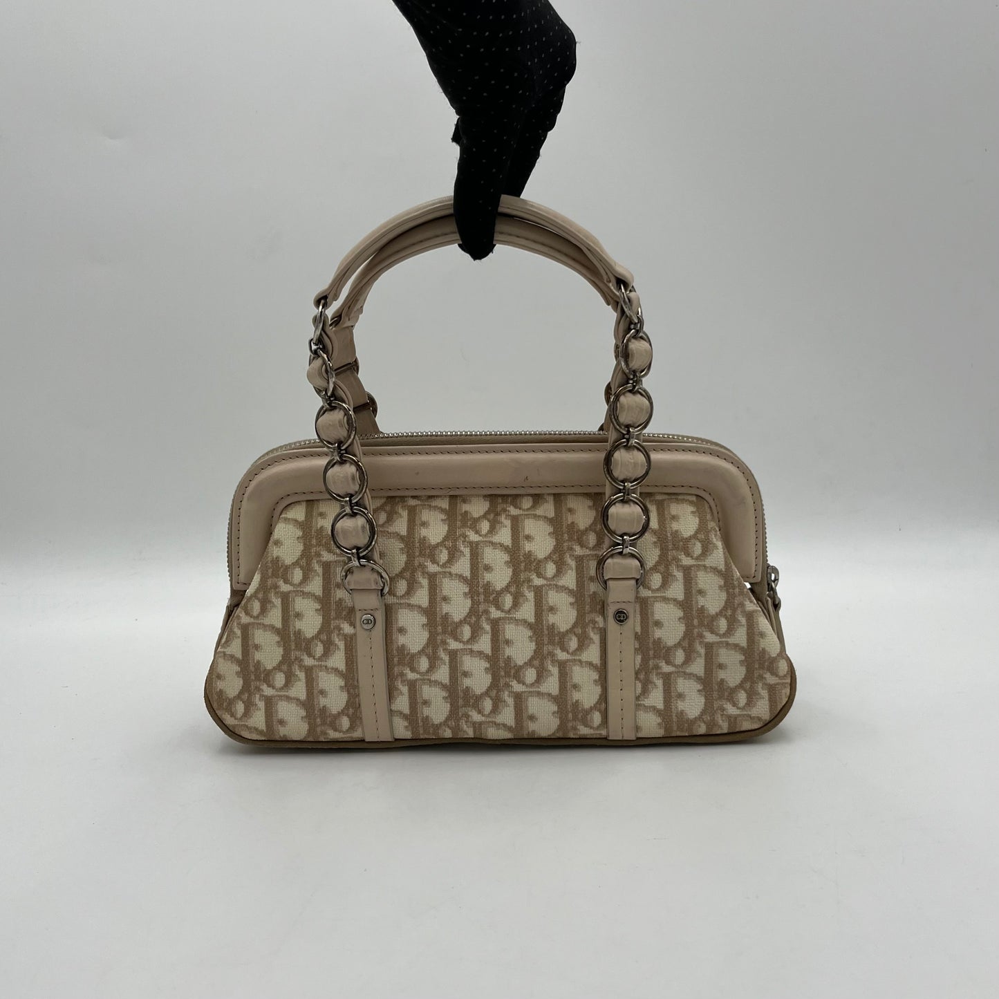 Christian Dior Beige Trotter Romantique Mini Handbag