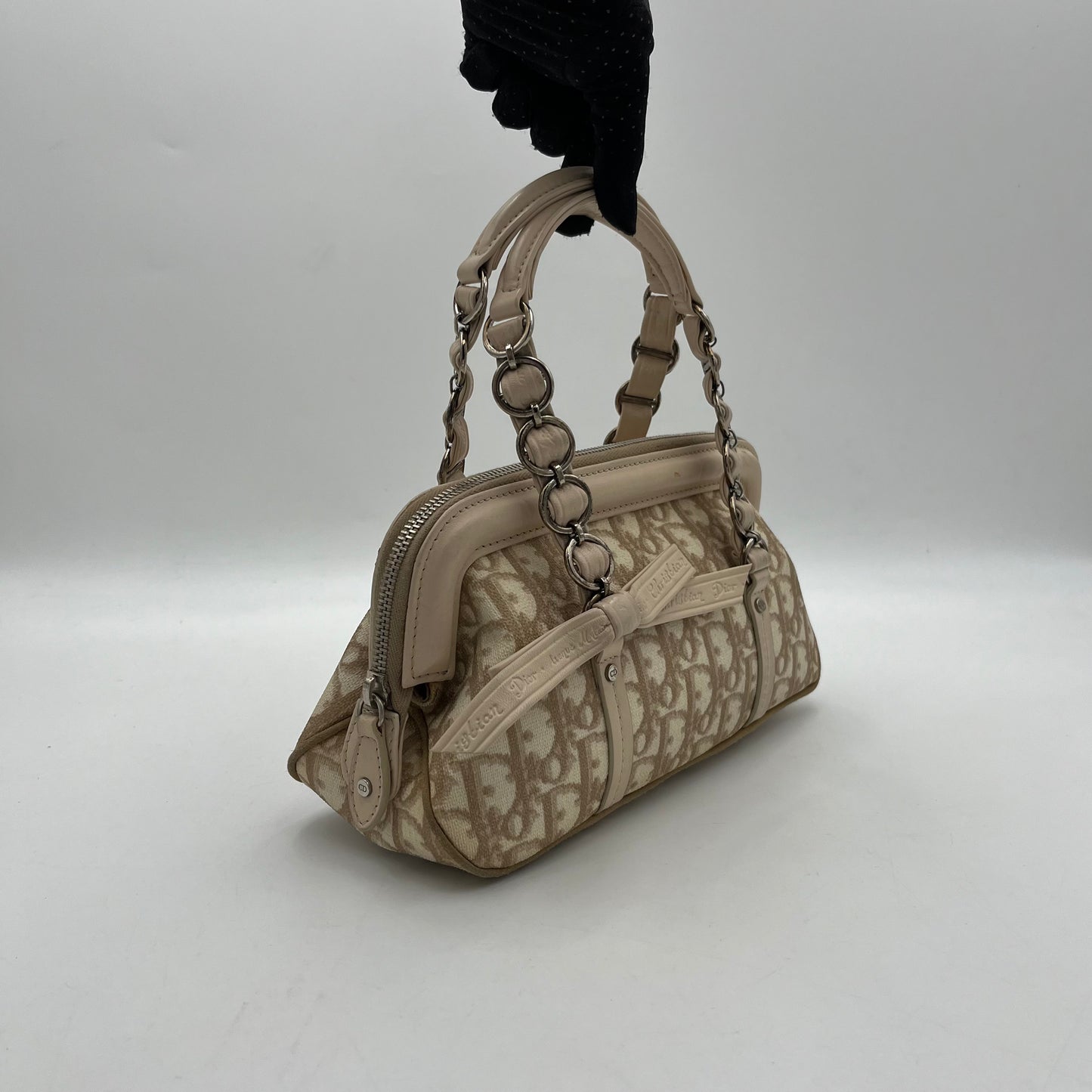 Christian Dior Beige Trotter Romantique Mini Handbag